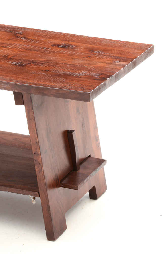 Contemporary Arts and Crafts Style Media or Coffee Table