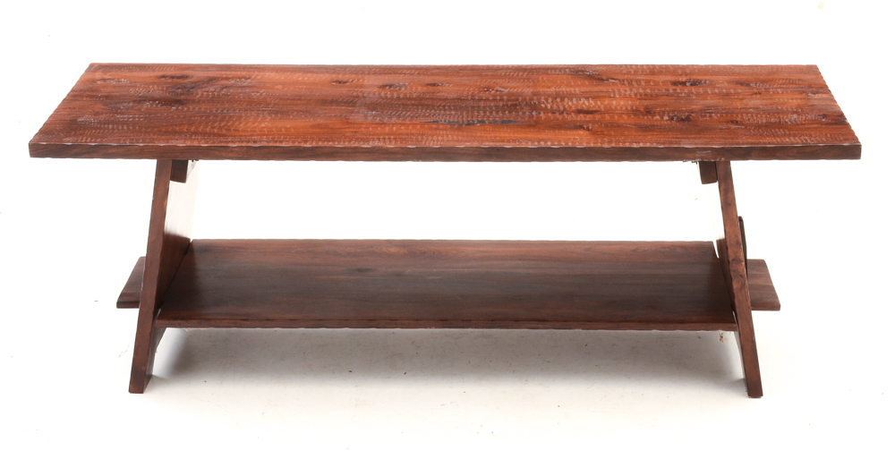 Contemporary Arts and Crafts Style Media or Coffee Table