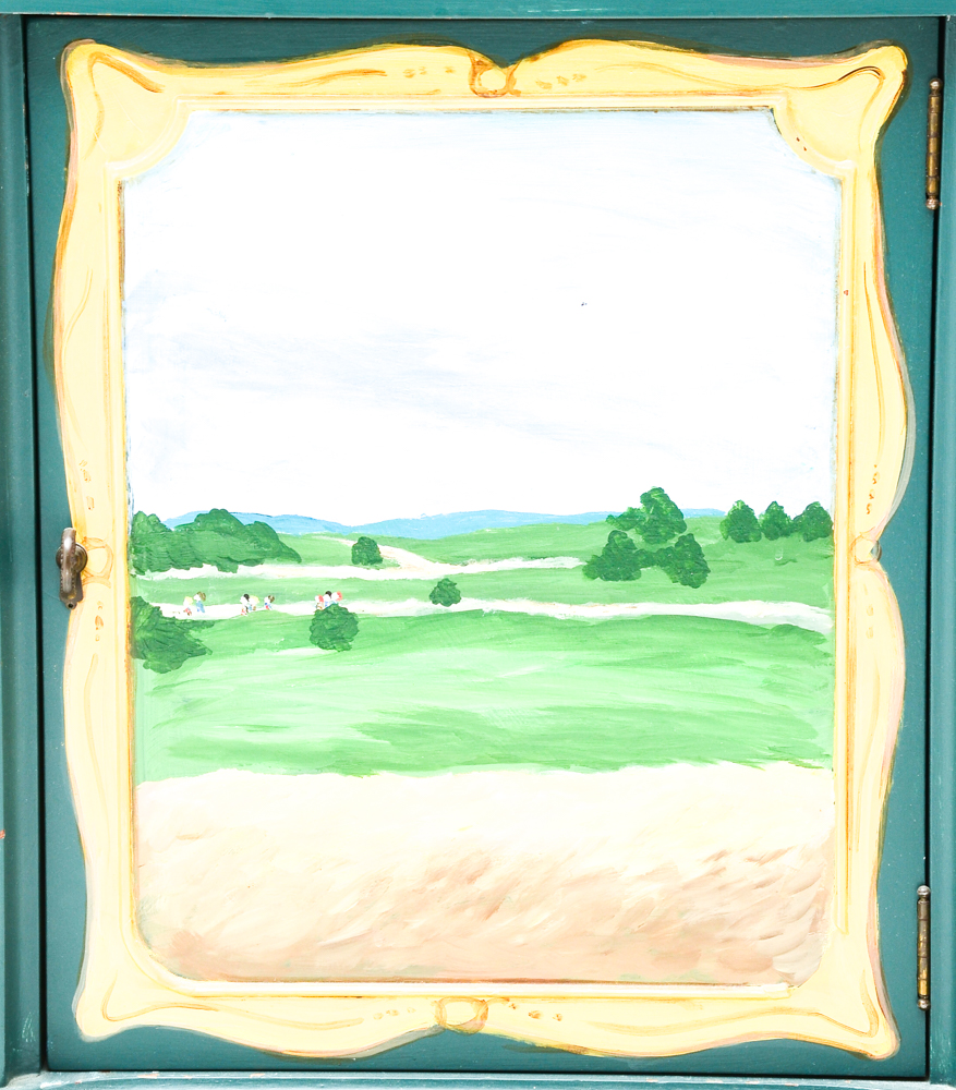 Decoratively Painted Brickwede Brothers Sideboard