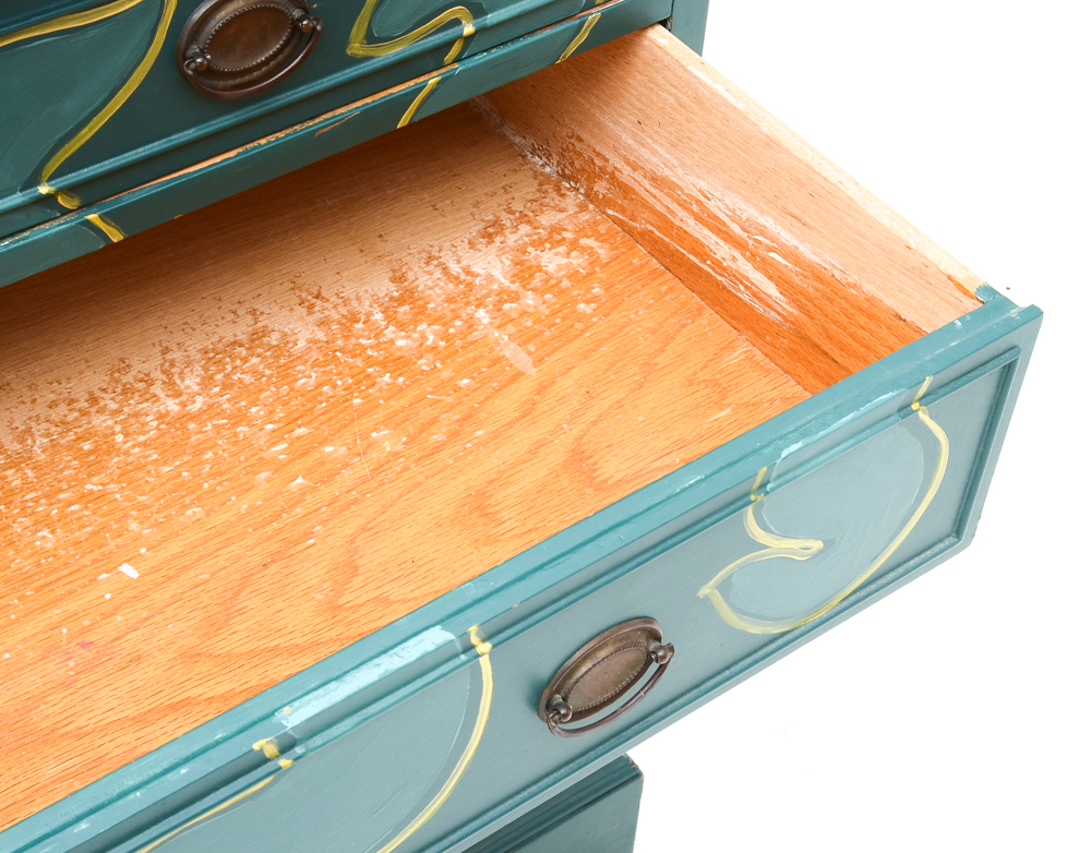 Decoratively Painted Brickwede Brothers Sideboard