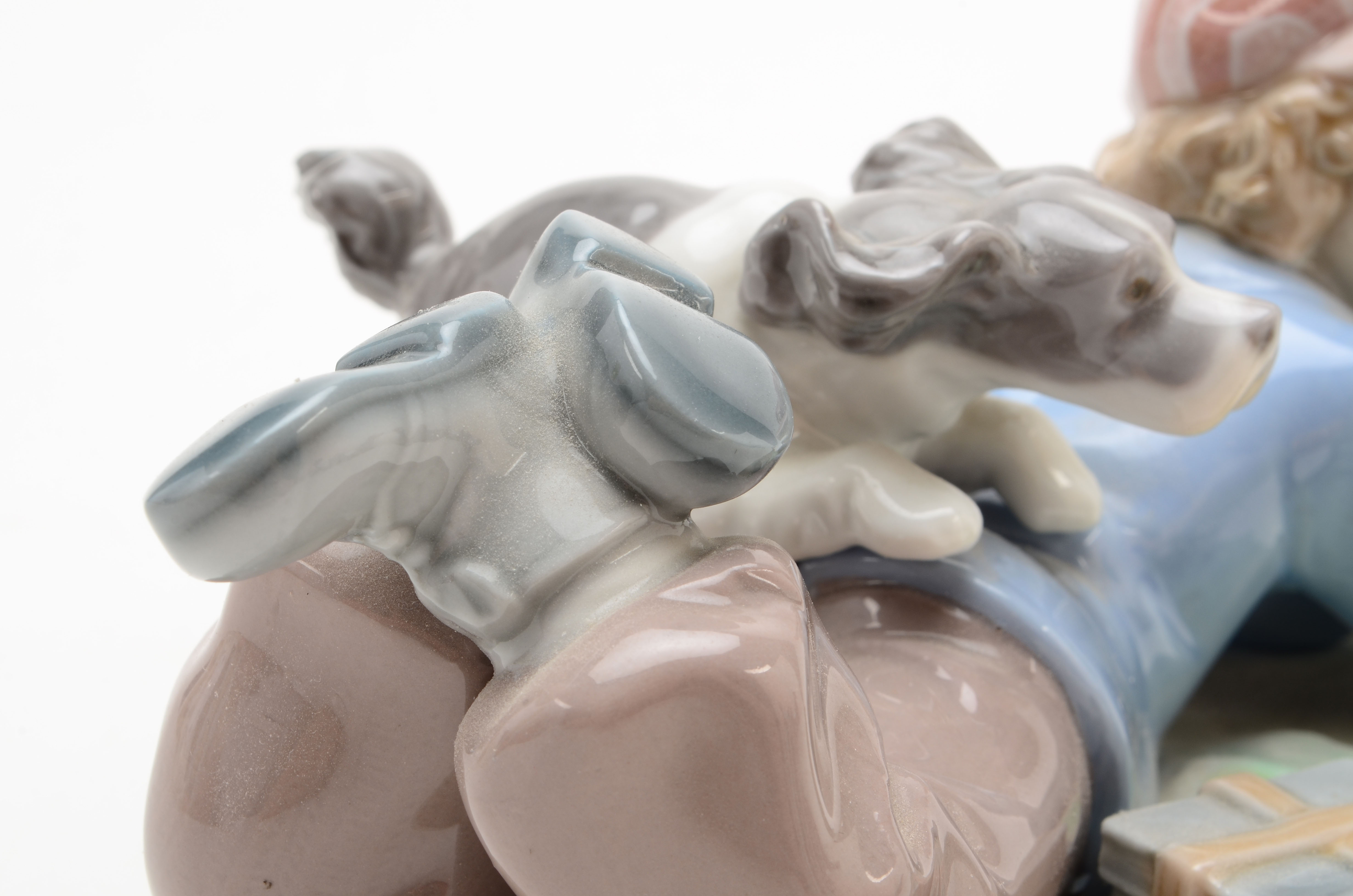 Porcelain Lladro Figurine "Study Buddies"