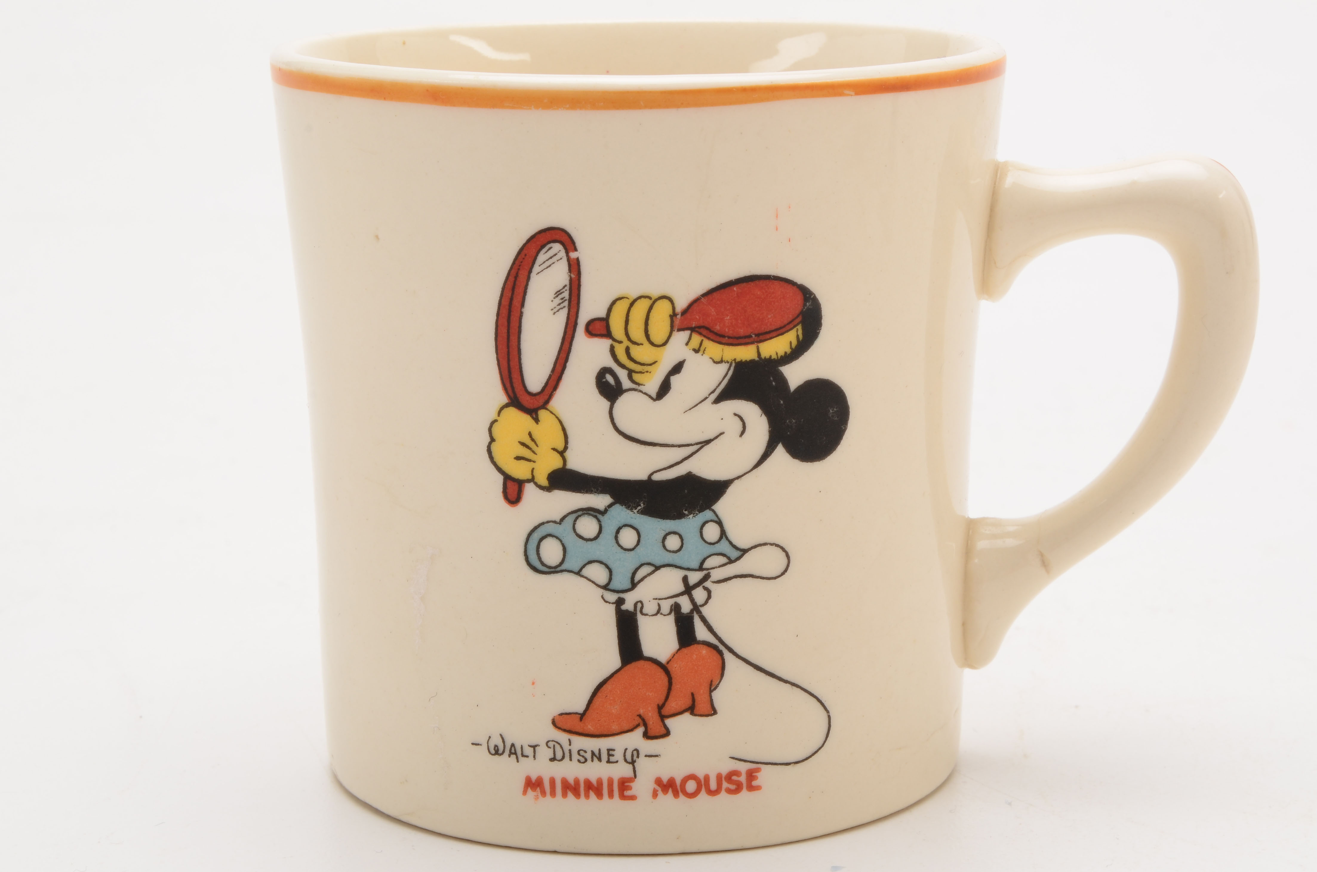 Early Disney Minnie Mouse Child's Cup and Bowl By Patriot China