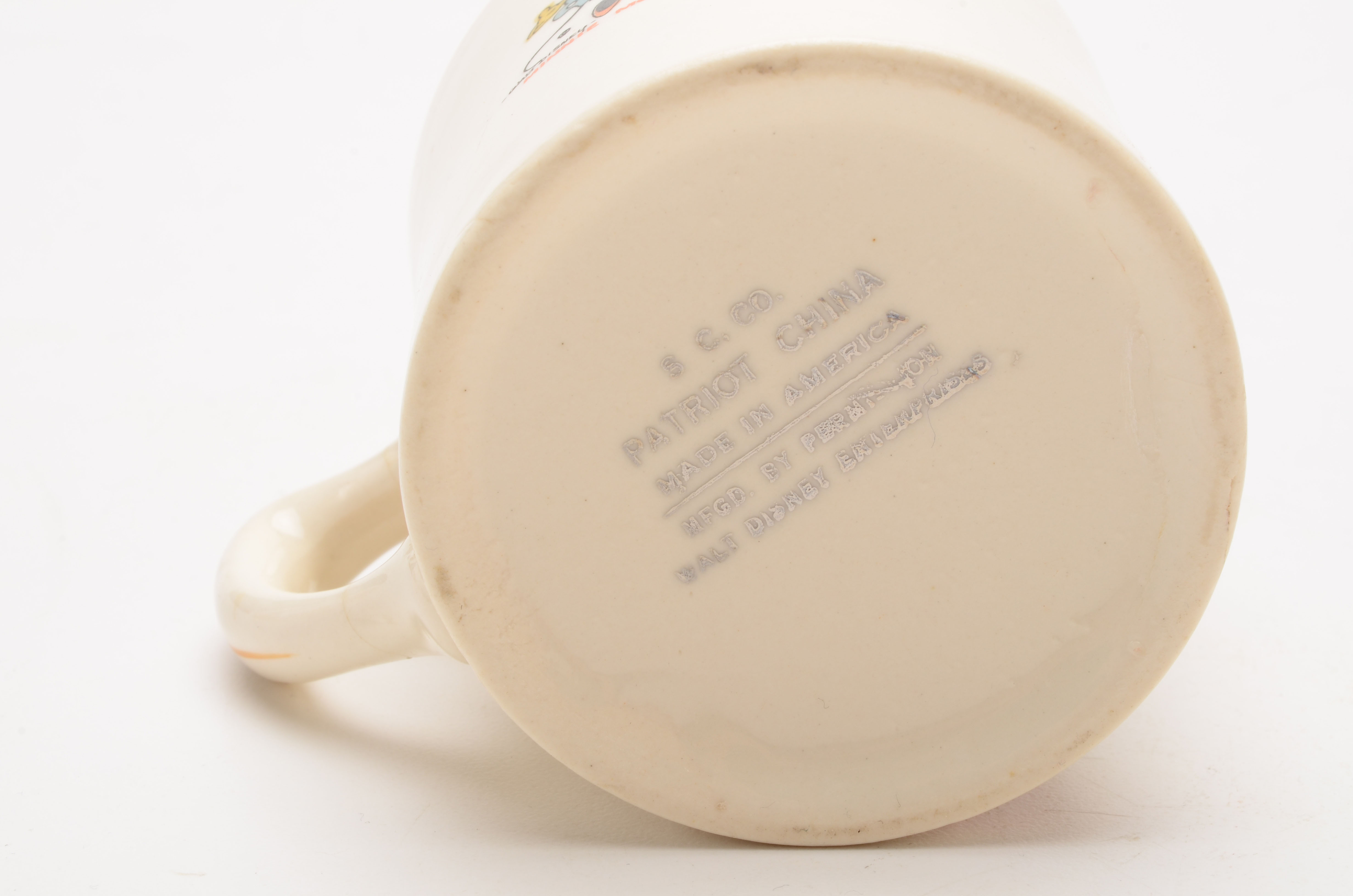 Early Disney Minnie Mouse Child's Cup and Bowl By Patriot China