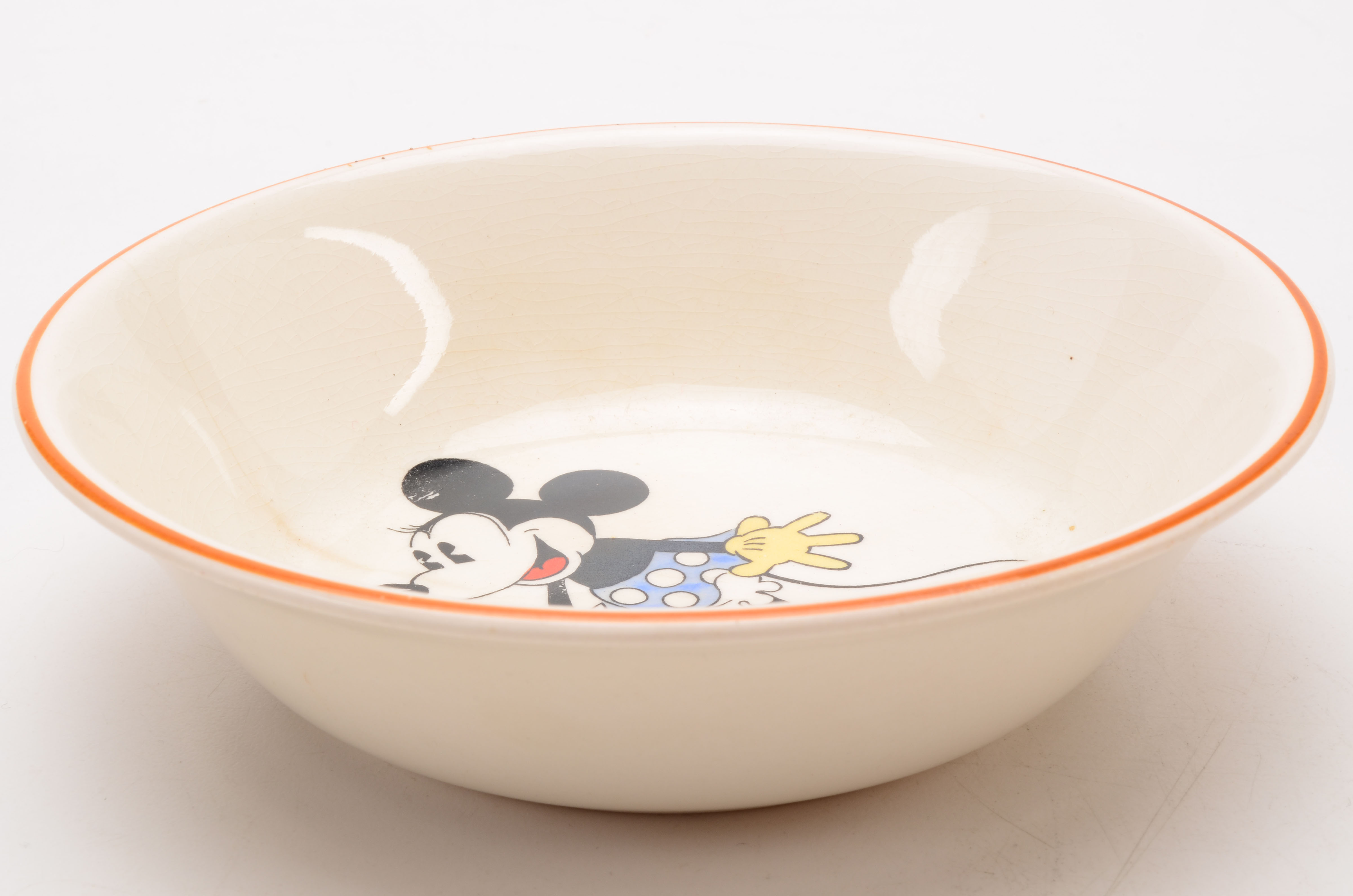 Early Disney Minnie Mouse Child's Cup and Bowl By Patriot China