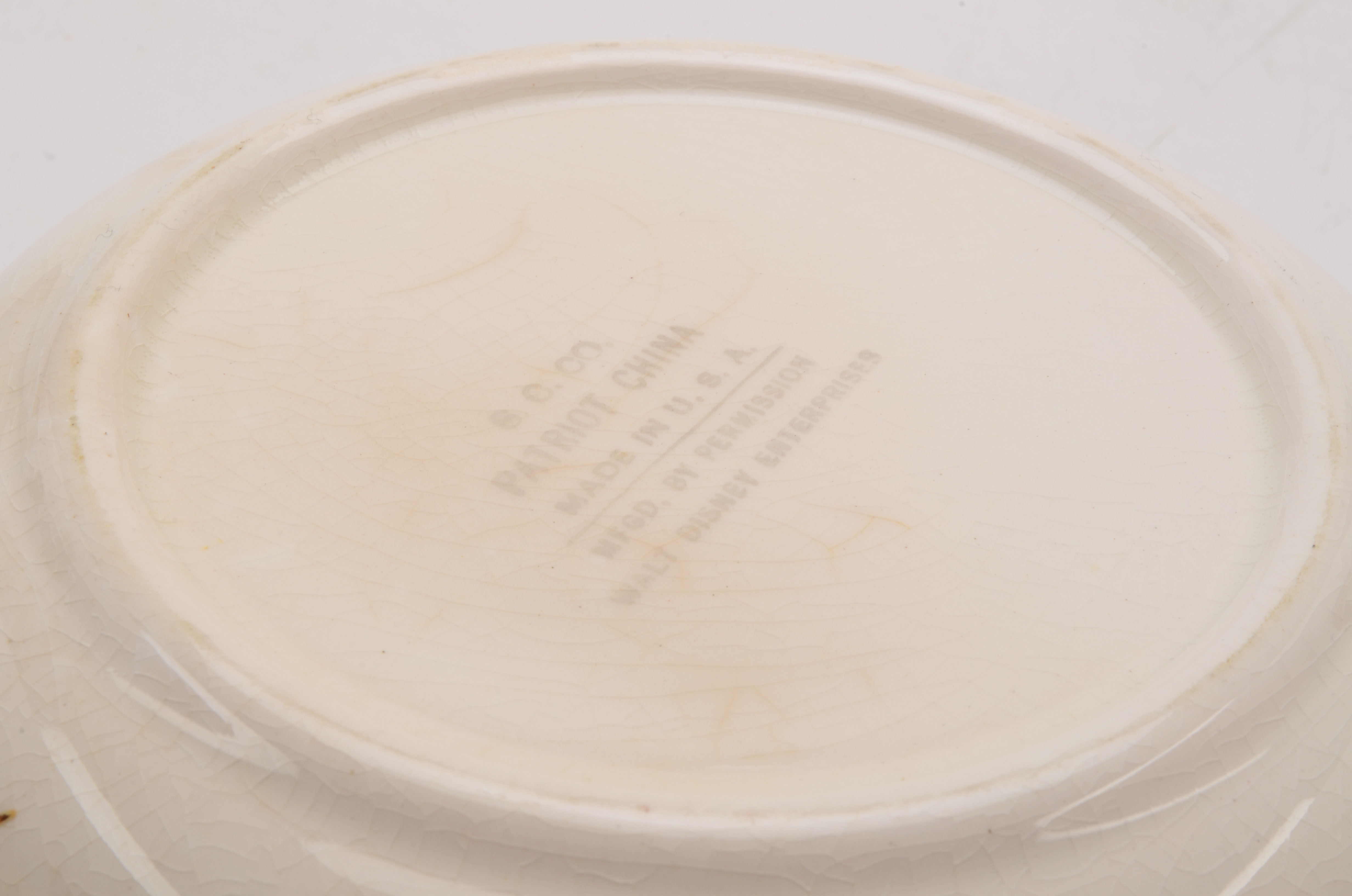 Early Disney Minnie Mouse Child's Cup and Bowl By Patriot China