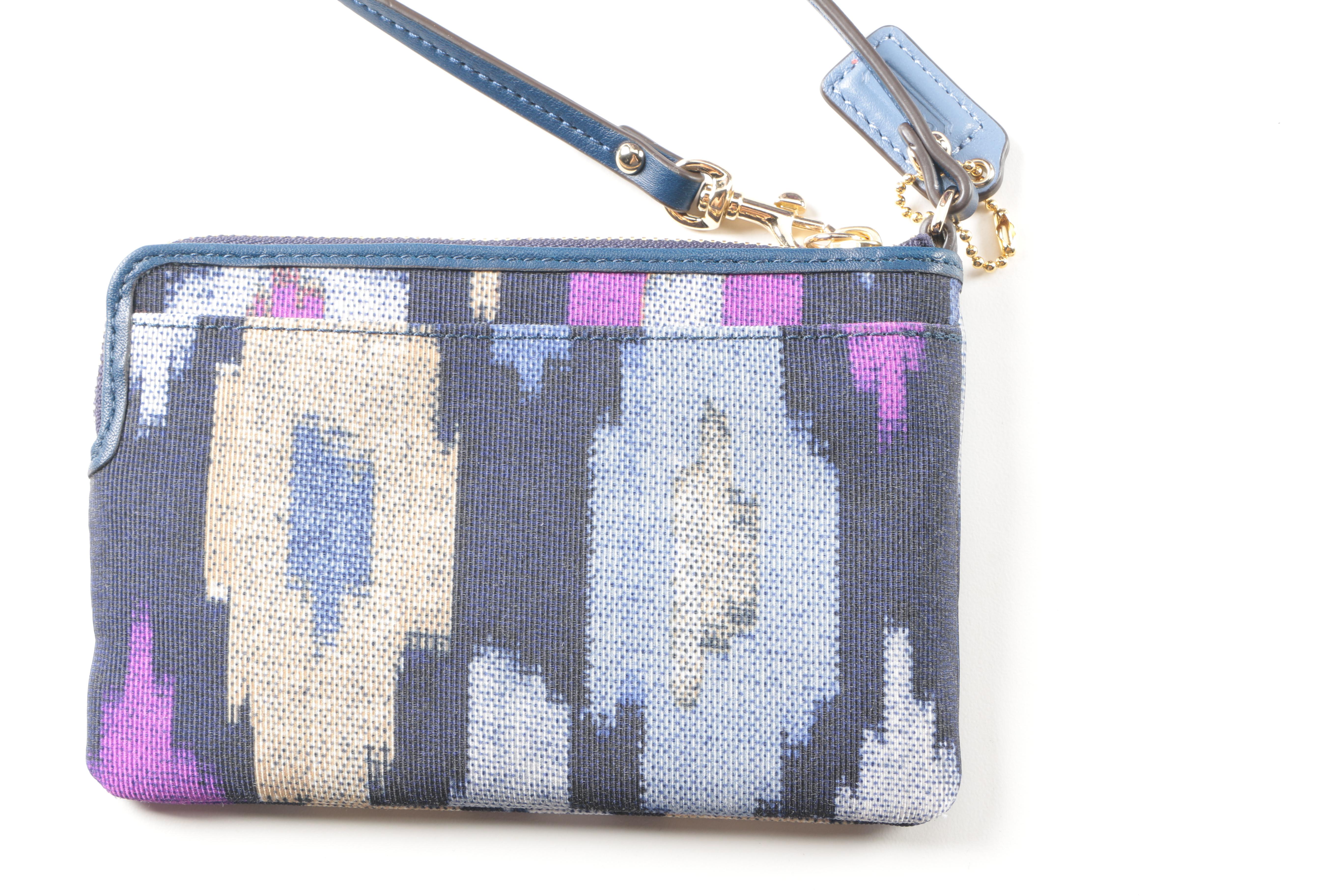 Coach Ikat Print Canvas Phoebe Shoulder Bag