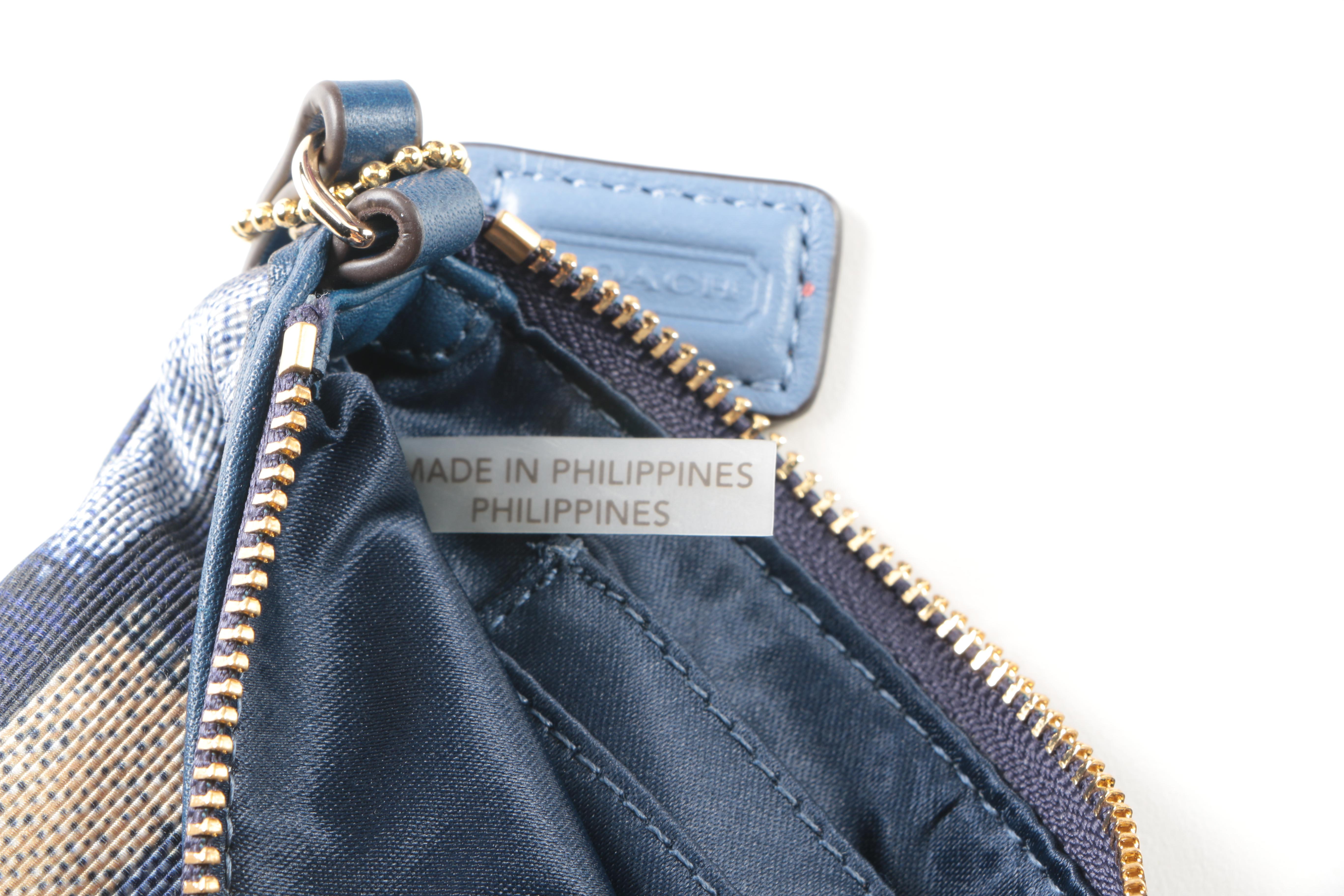 Coach Ikat Print Canvas Phoebe Shoulder Bag