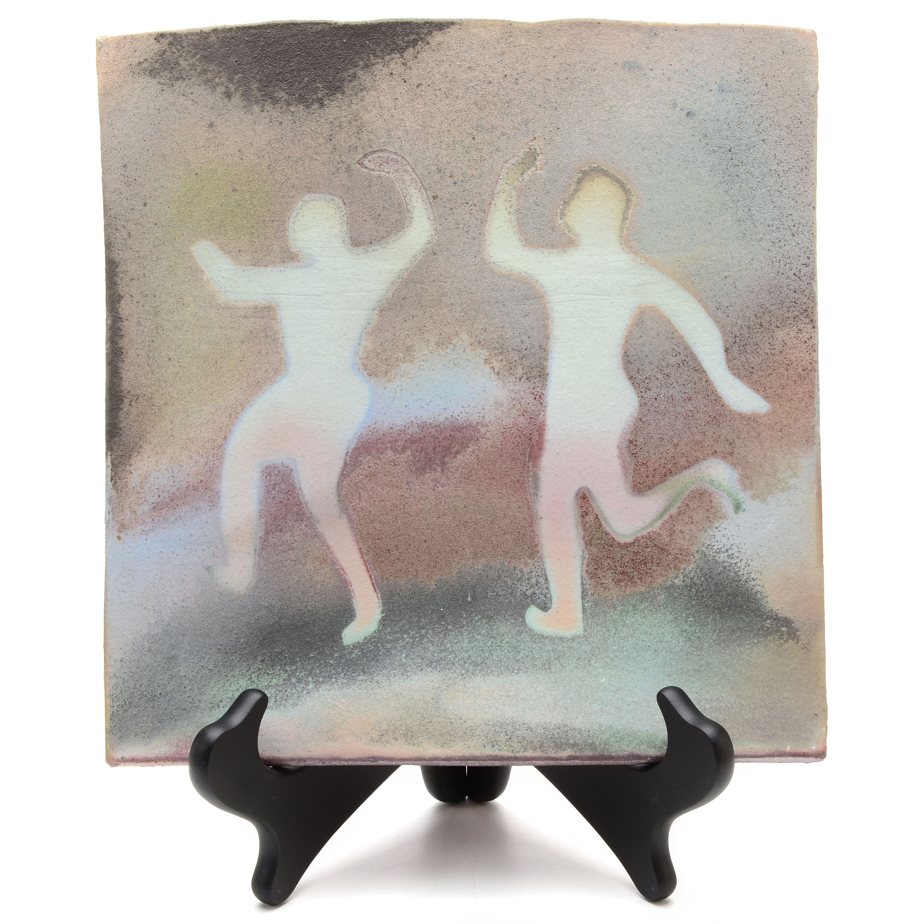 Pottery Piece With Figural Designs