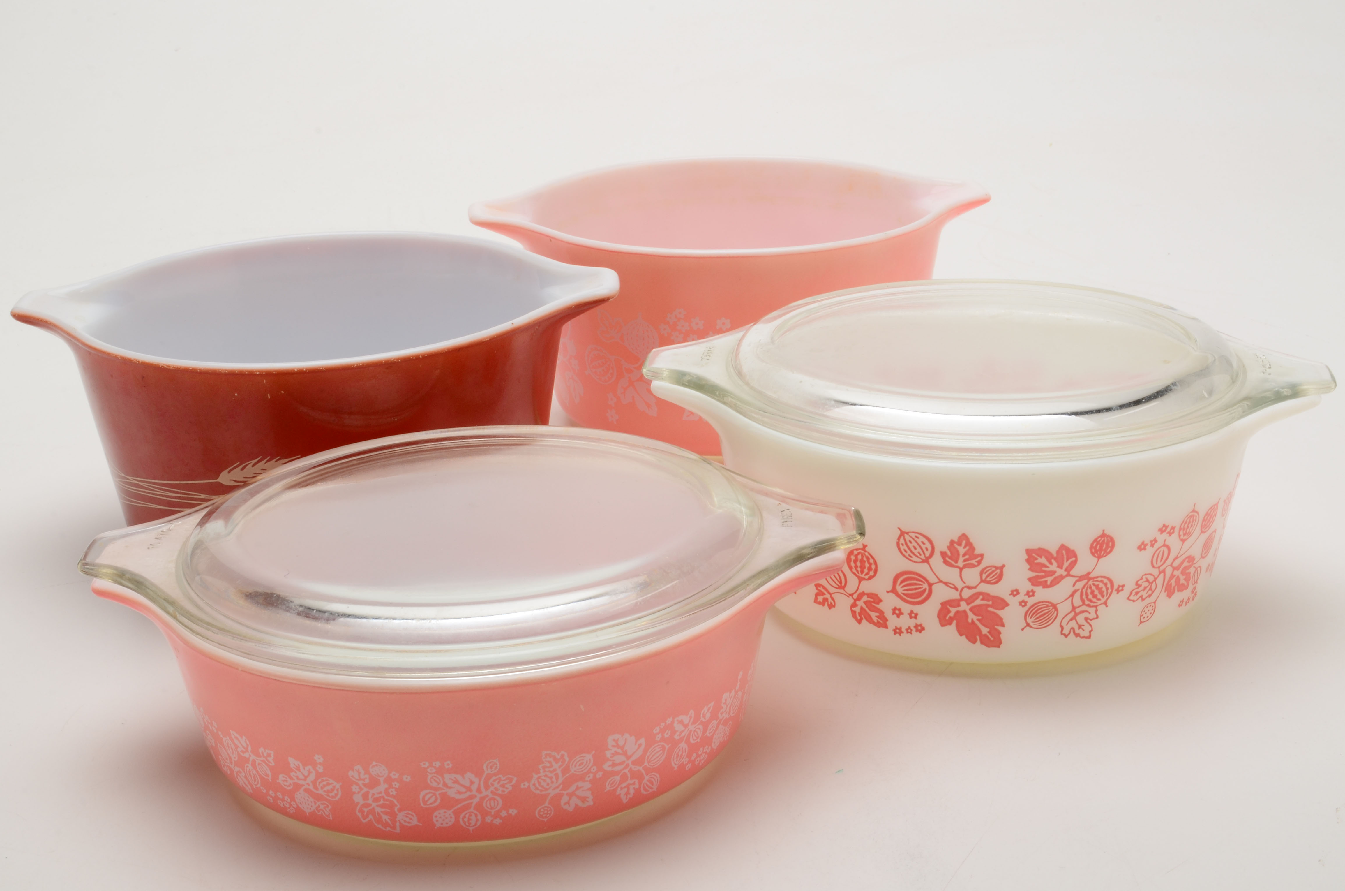 Vintage Pyrex Collection with a Fire King Bowl