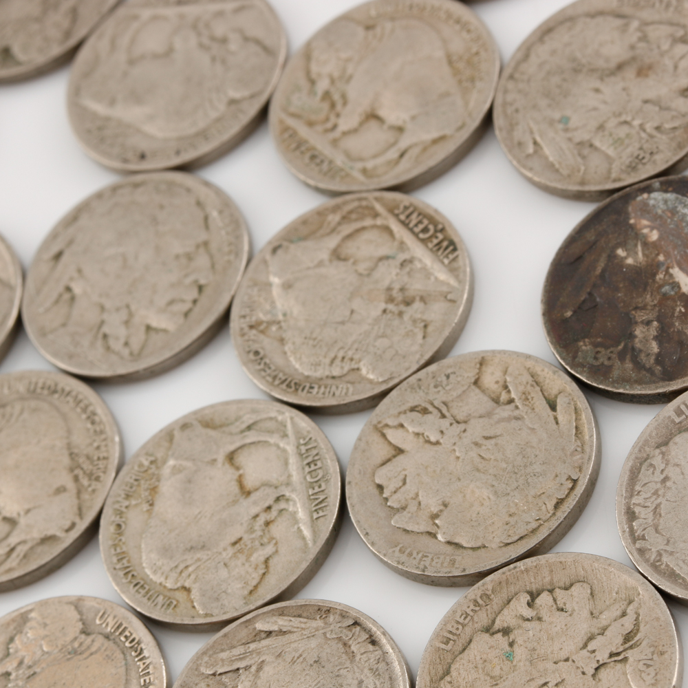 Twenty-Three Buffalo Nickels