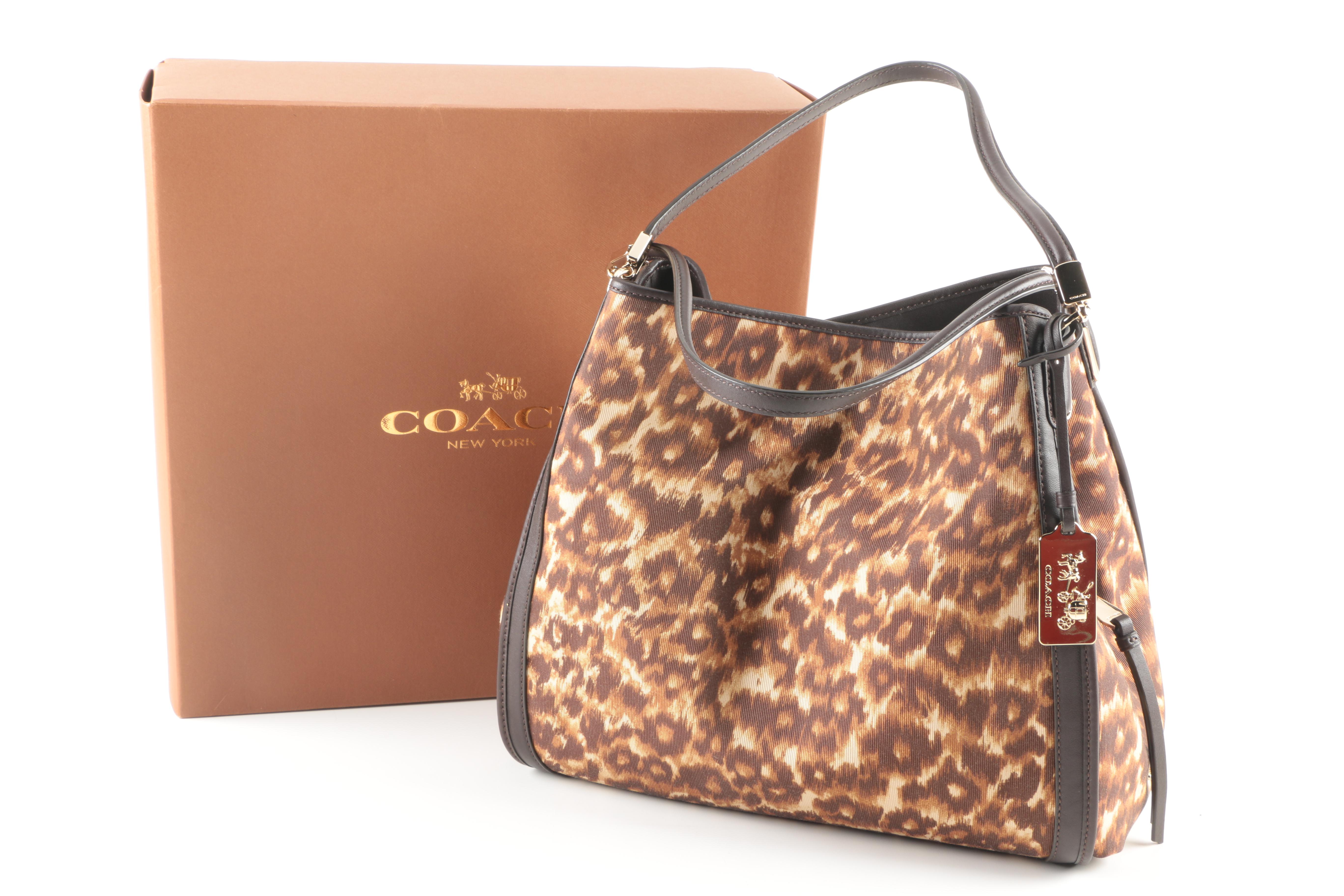 Coach Phoebe With Accessories In Ocelot Print