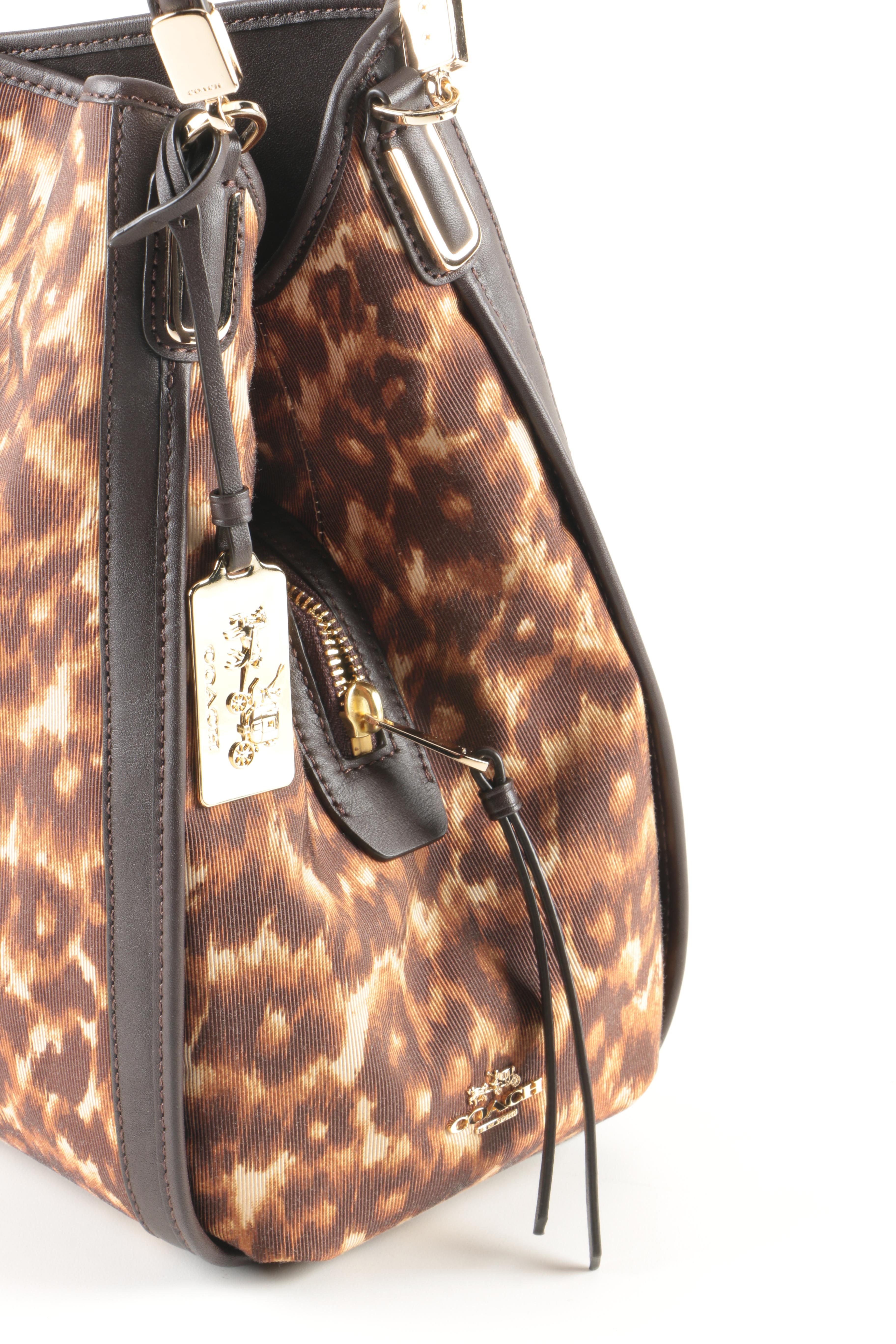 Coach Phoebe With Accessories In Ocelot Print
