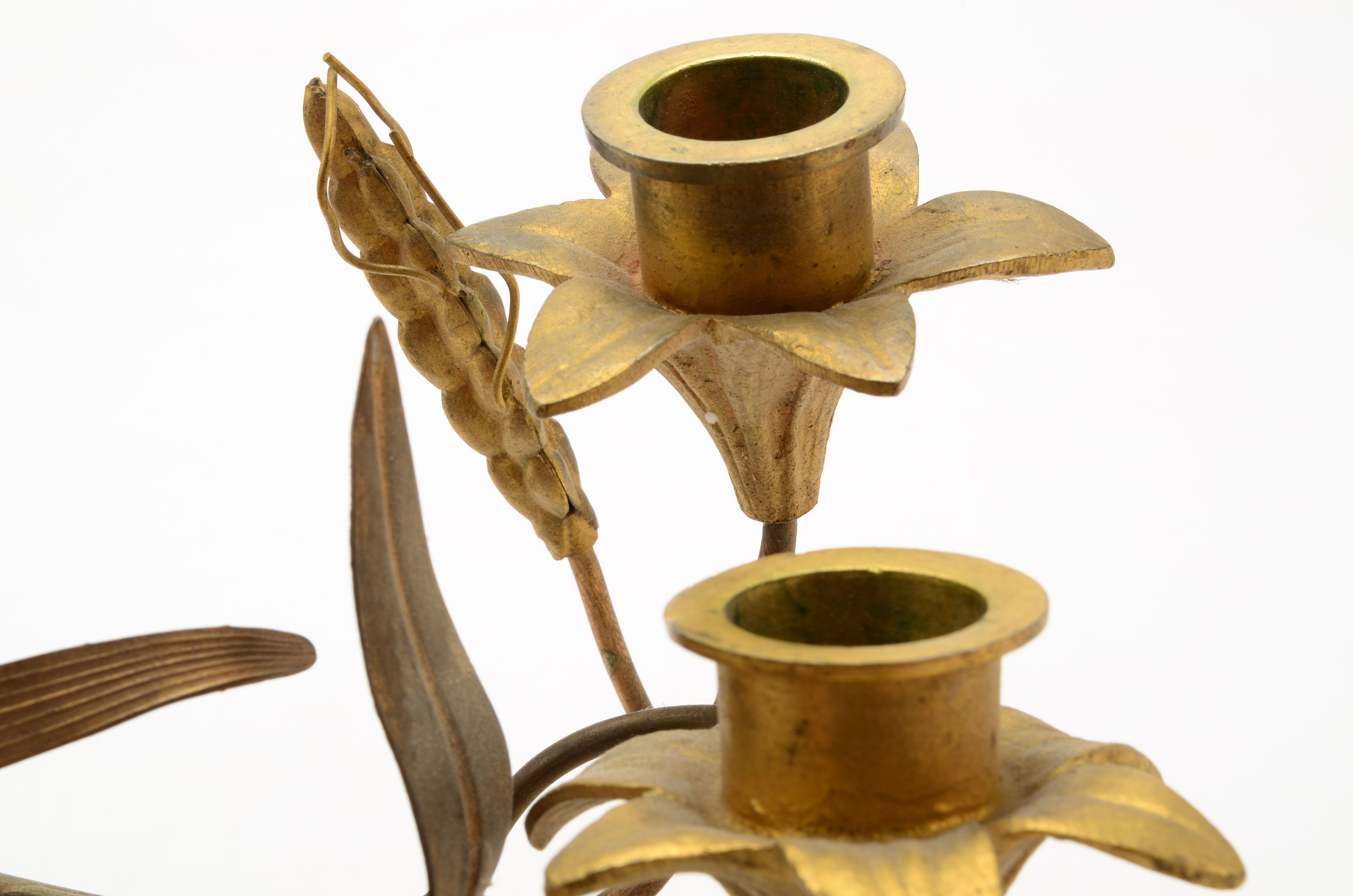 Italian Style Gilded Metal Wall Sconces