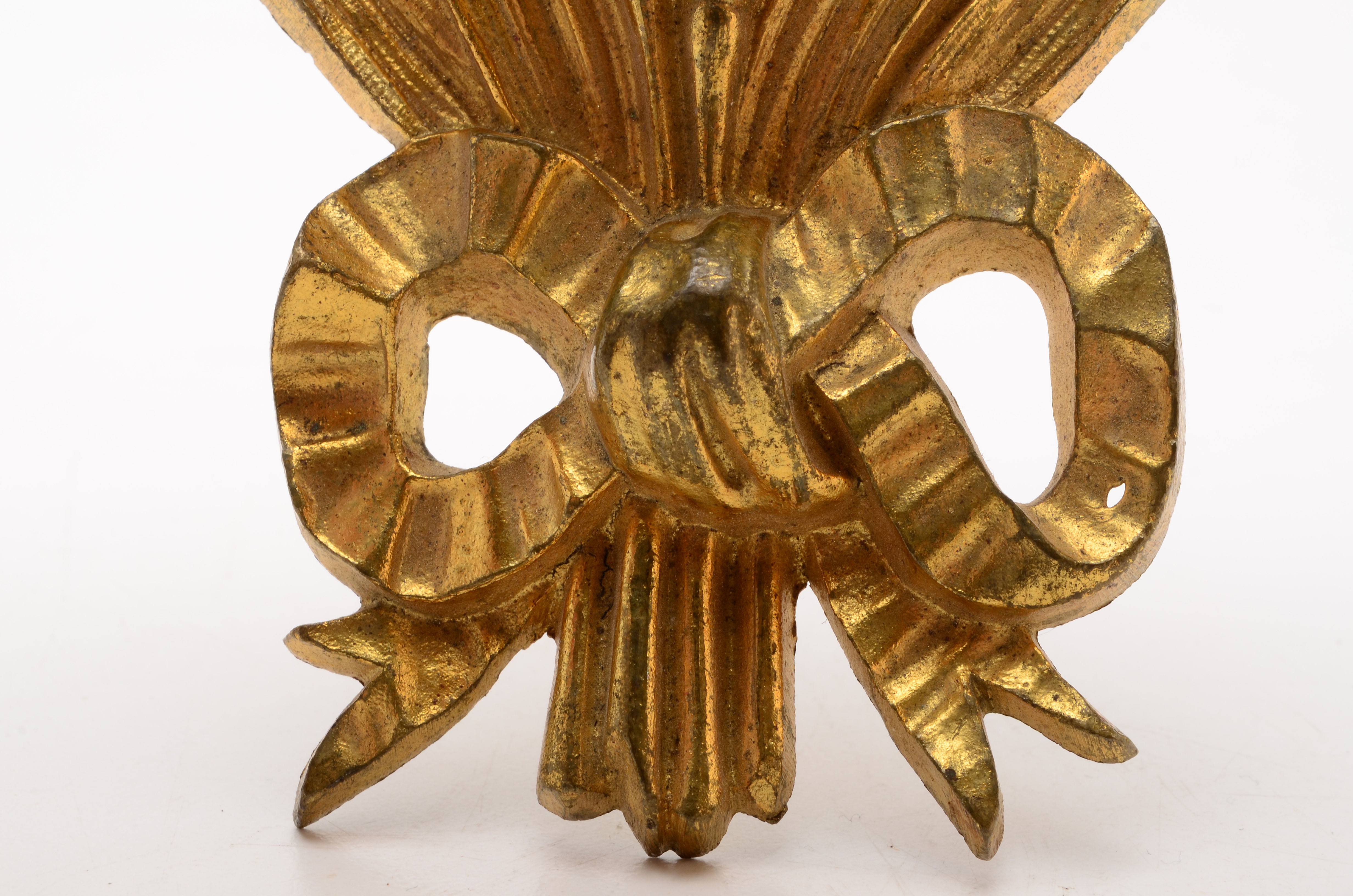 Italian Style Gilded Metal Wall Sconces