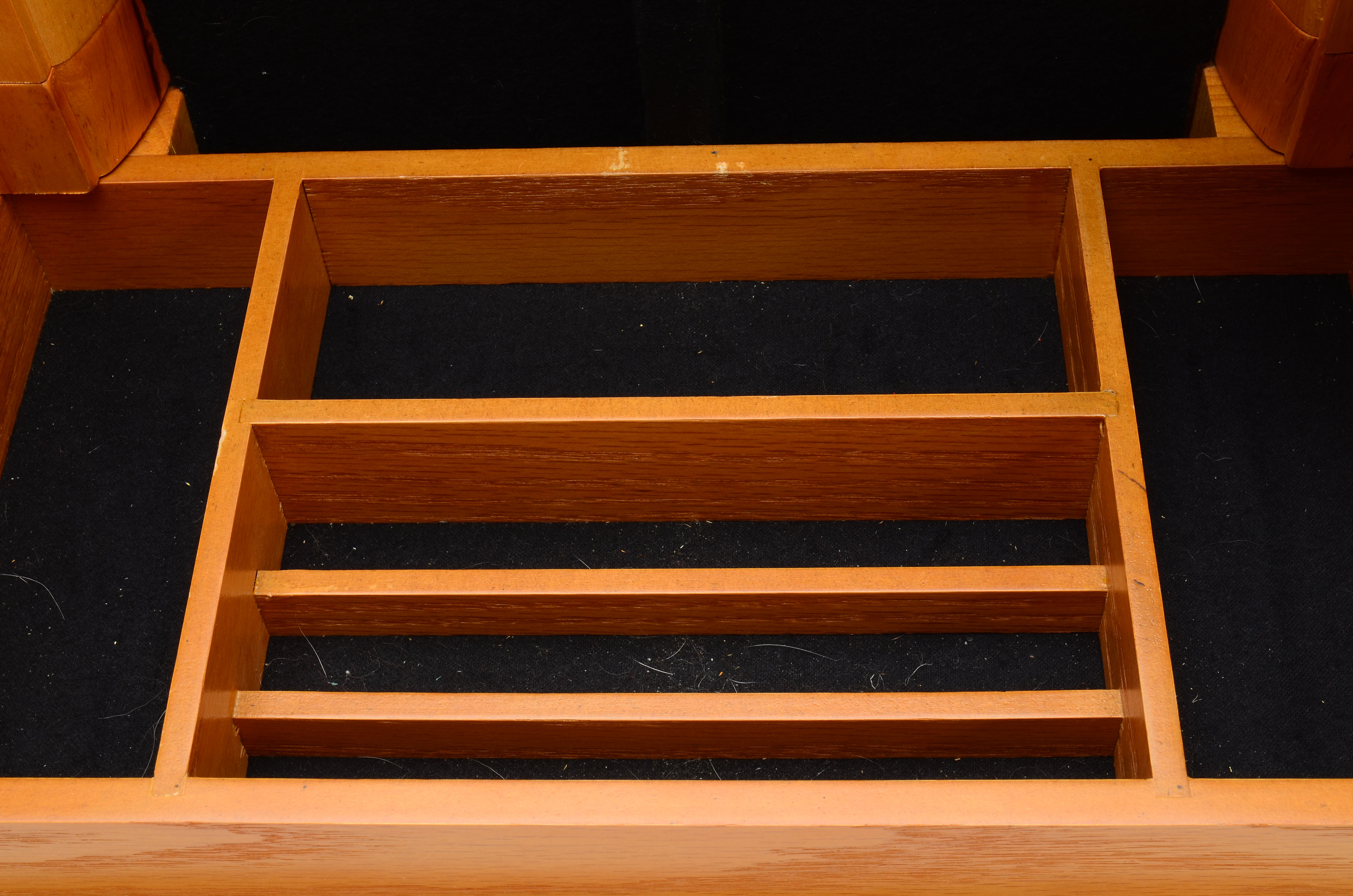 Oak Wood Jewelry Box Chest Organizer