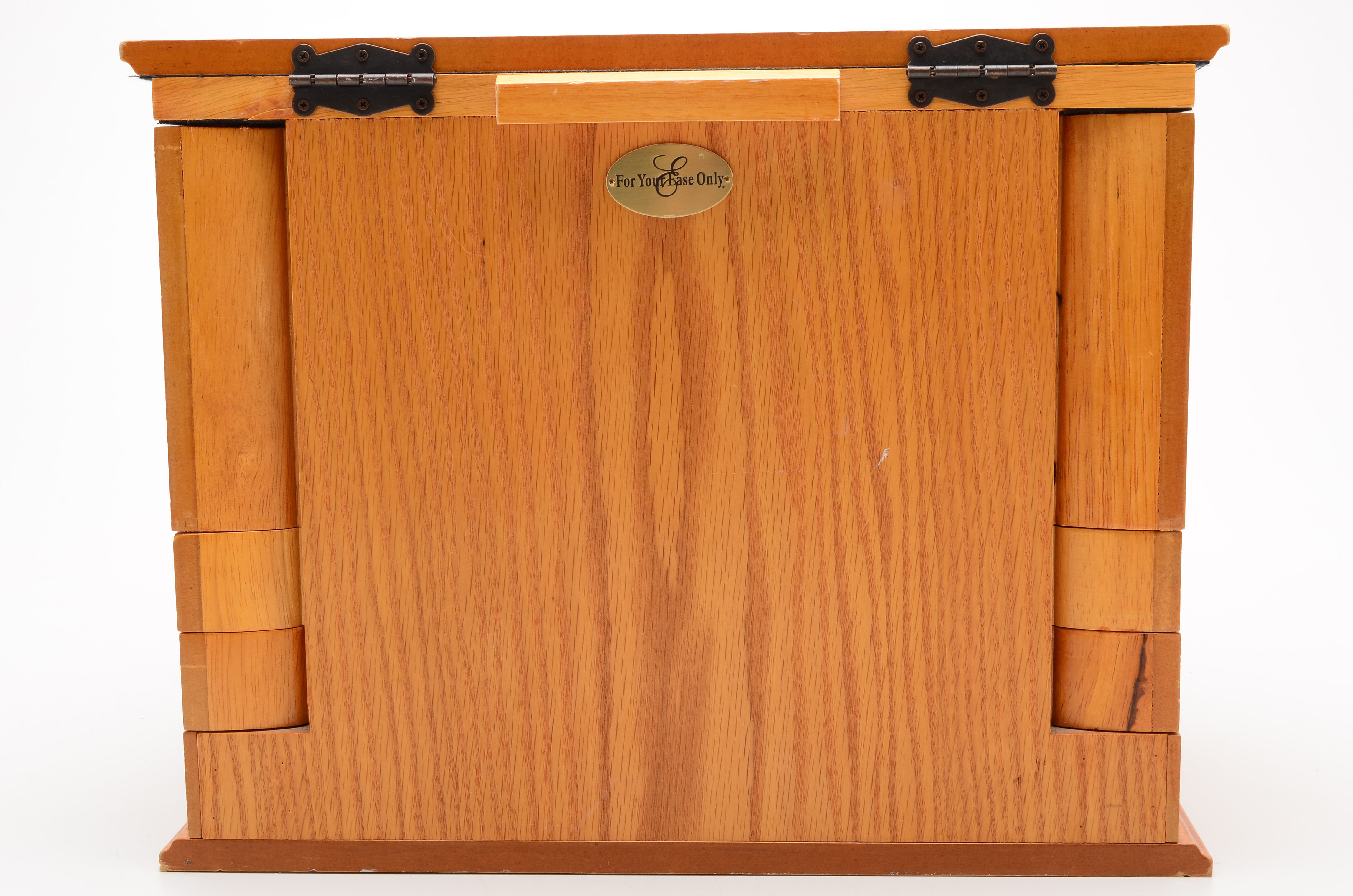 Oak Wood Jewelry Box Chest Organizer