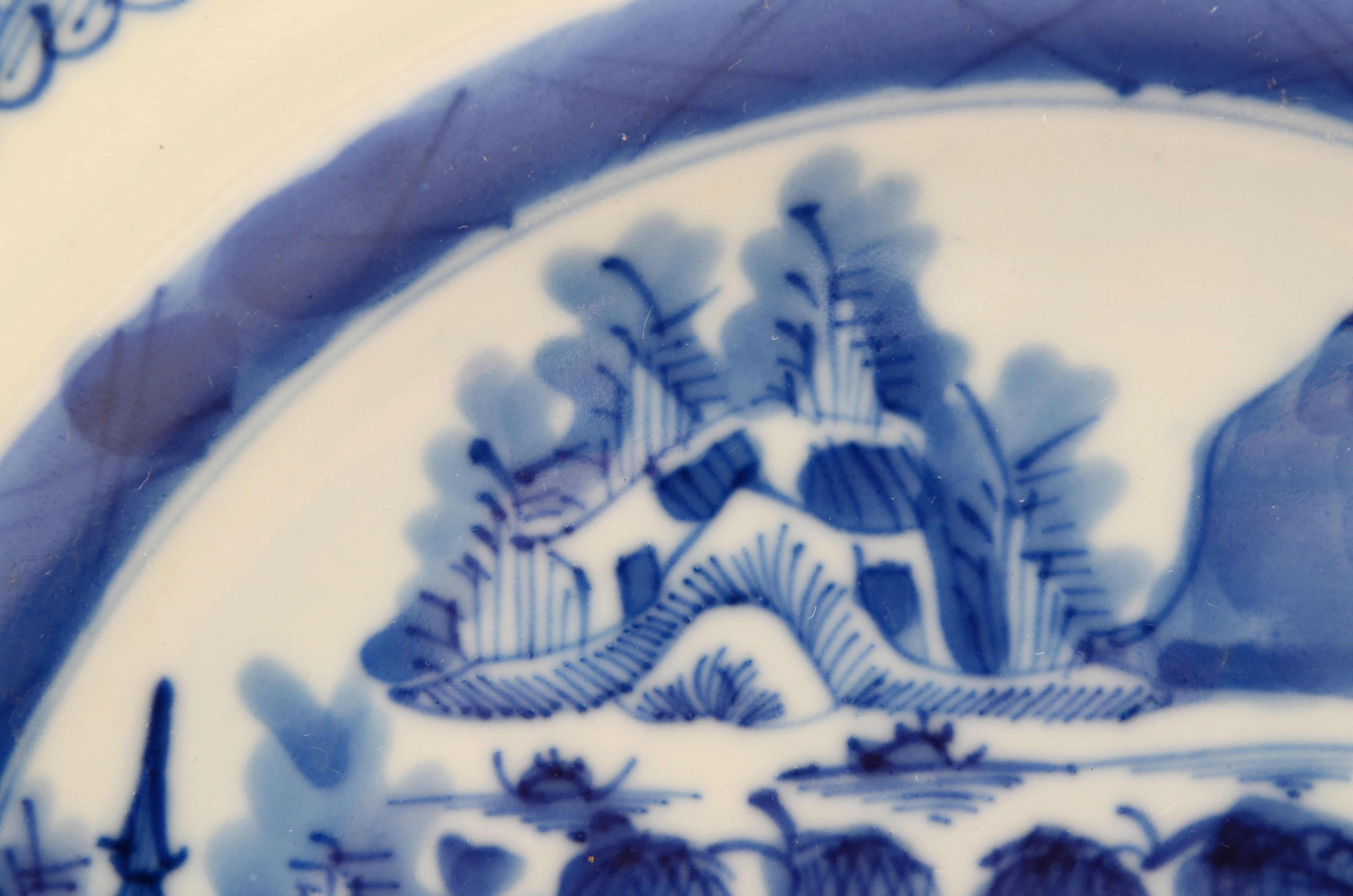 Chinese Blue and White Porcelain Dessert Plates