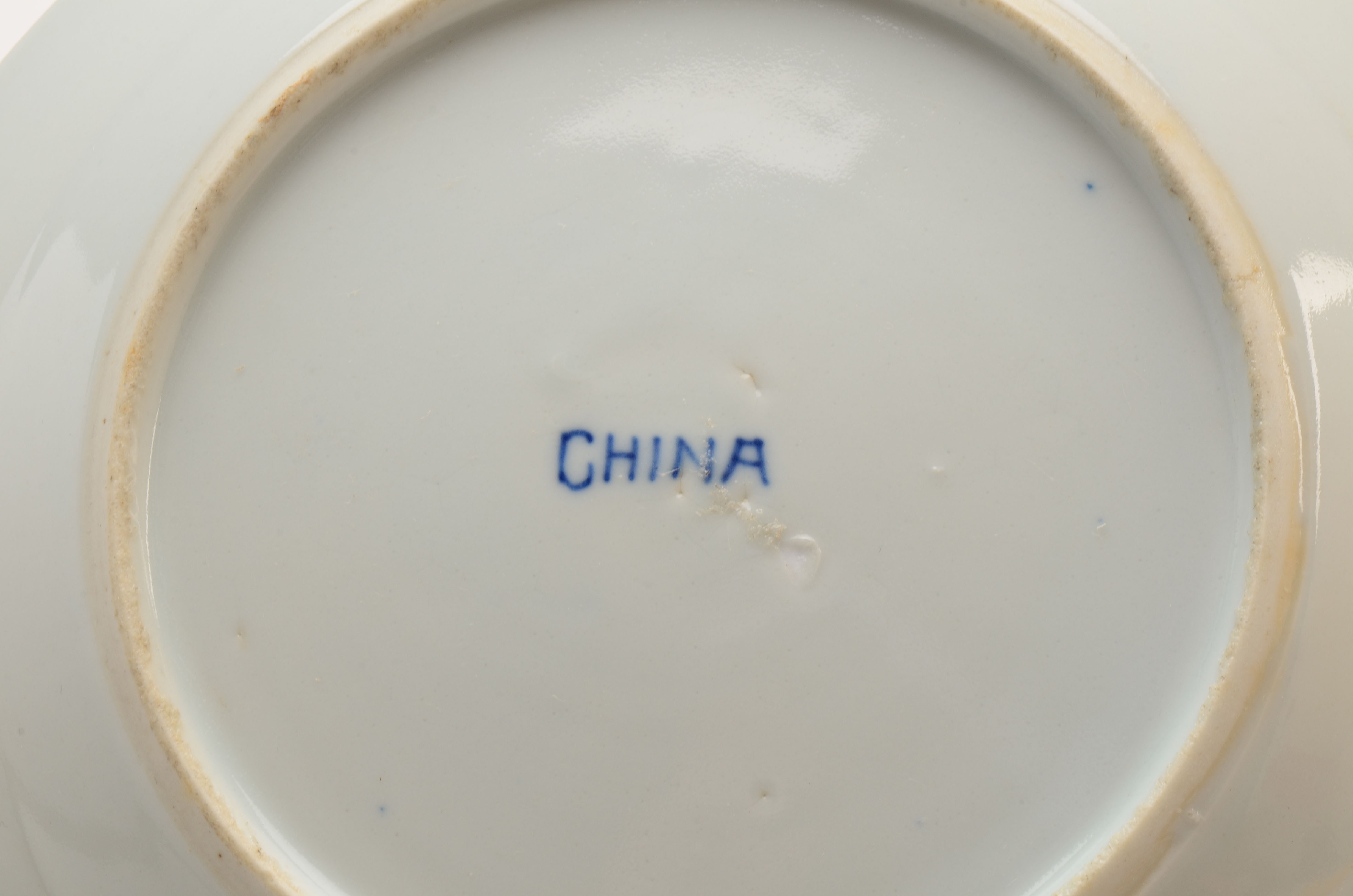 Chinese Blue and White Porcelain Dessert Plates