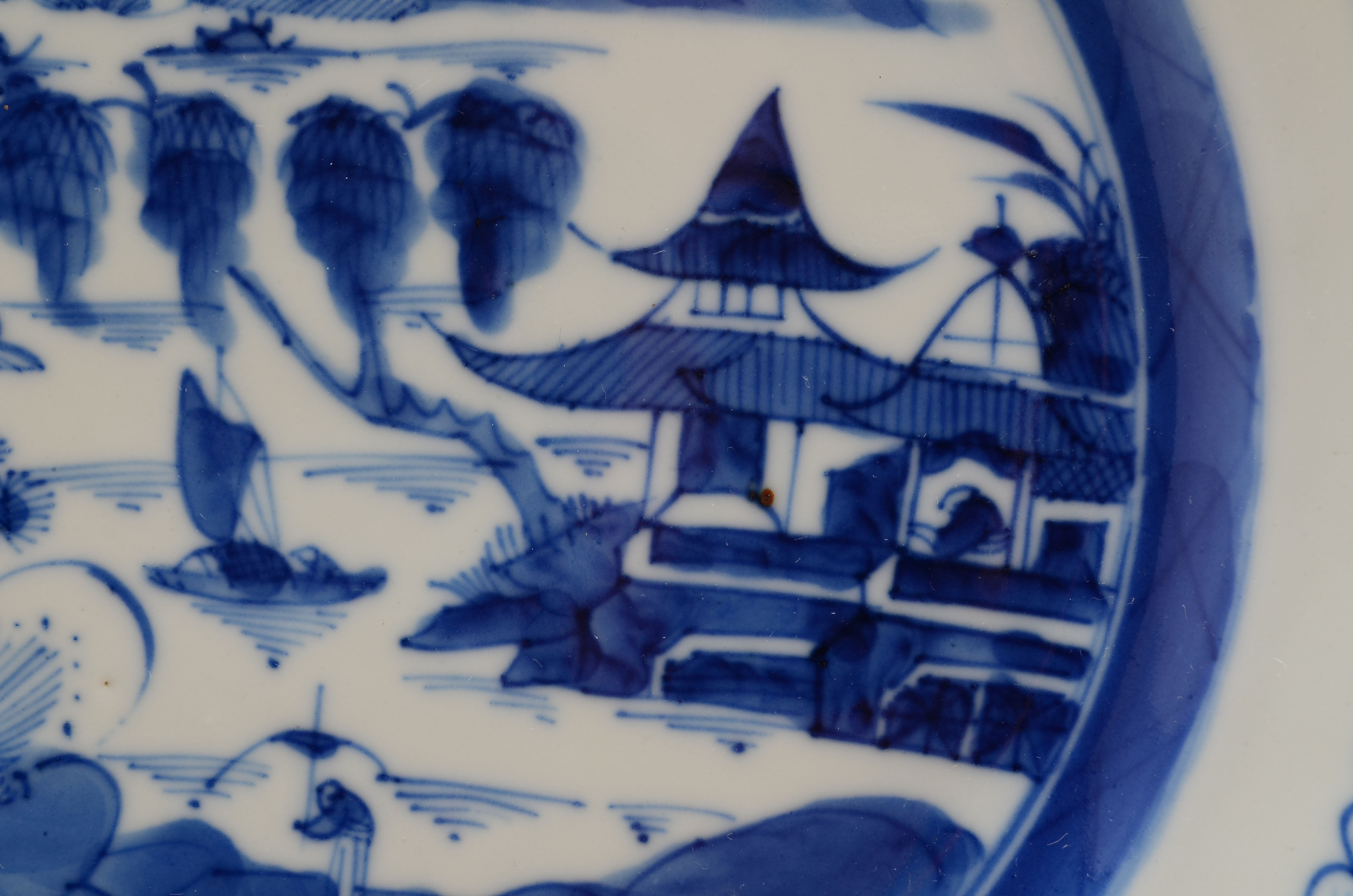 Chinese Blue and White Porcelain Dessert Plates