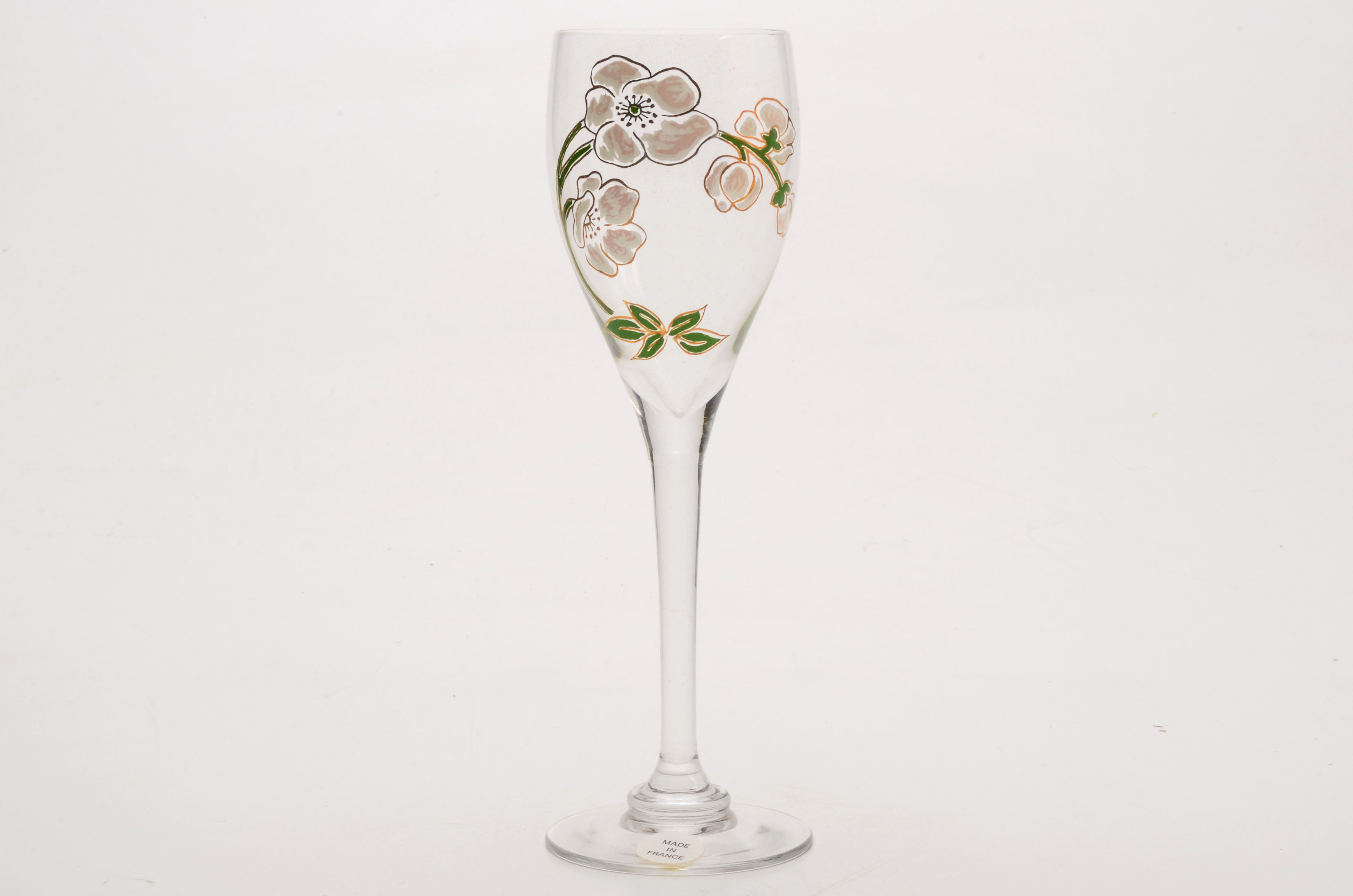 Set of Perrier Jouet French Champagne Glasses