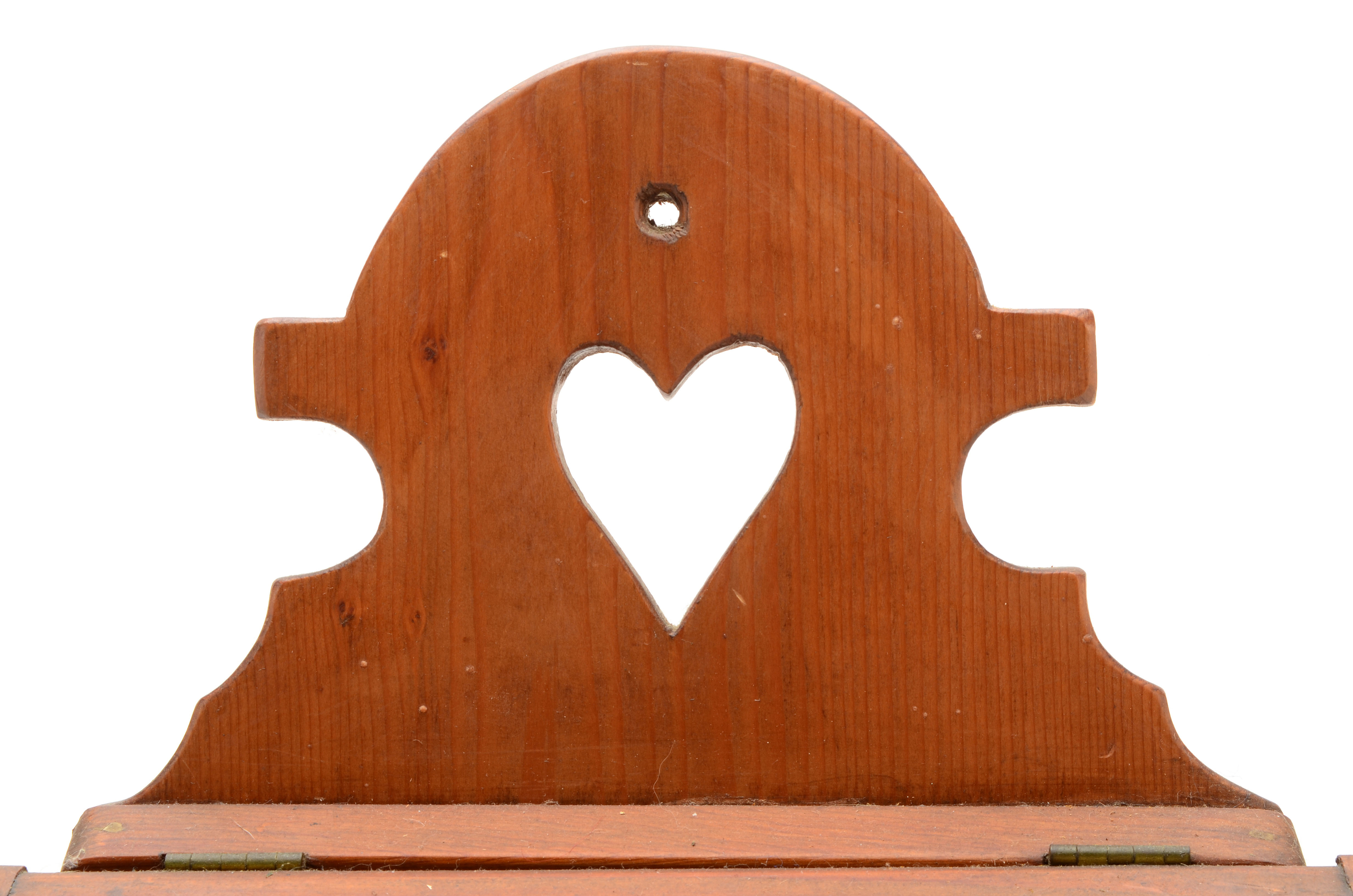 Folk Art Style Primitive Wooden Salt Box