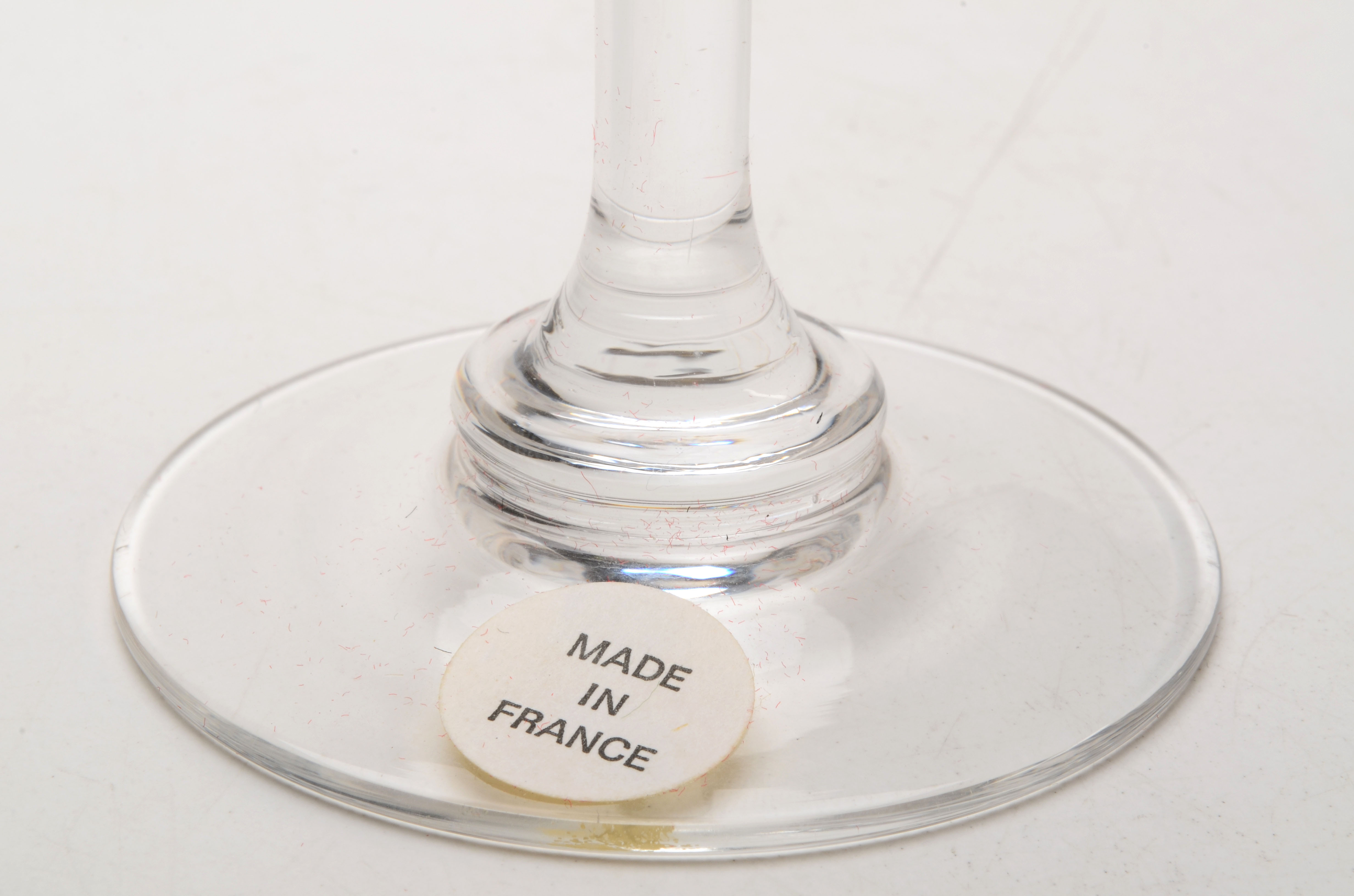 Set of Perrier Jouet French Champagne Glasses