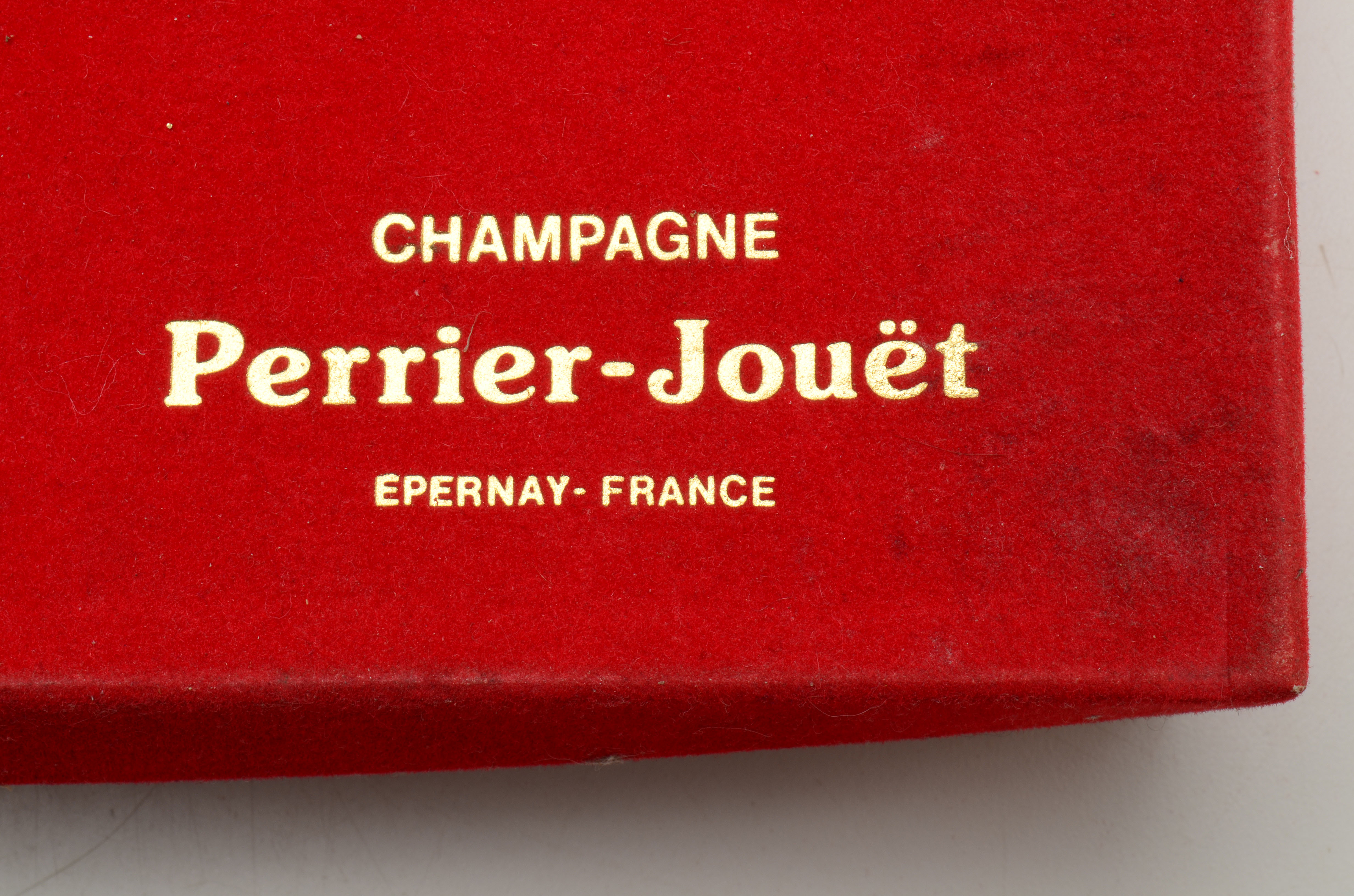 Set of Perrier Jouet French Champagne Glasses