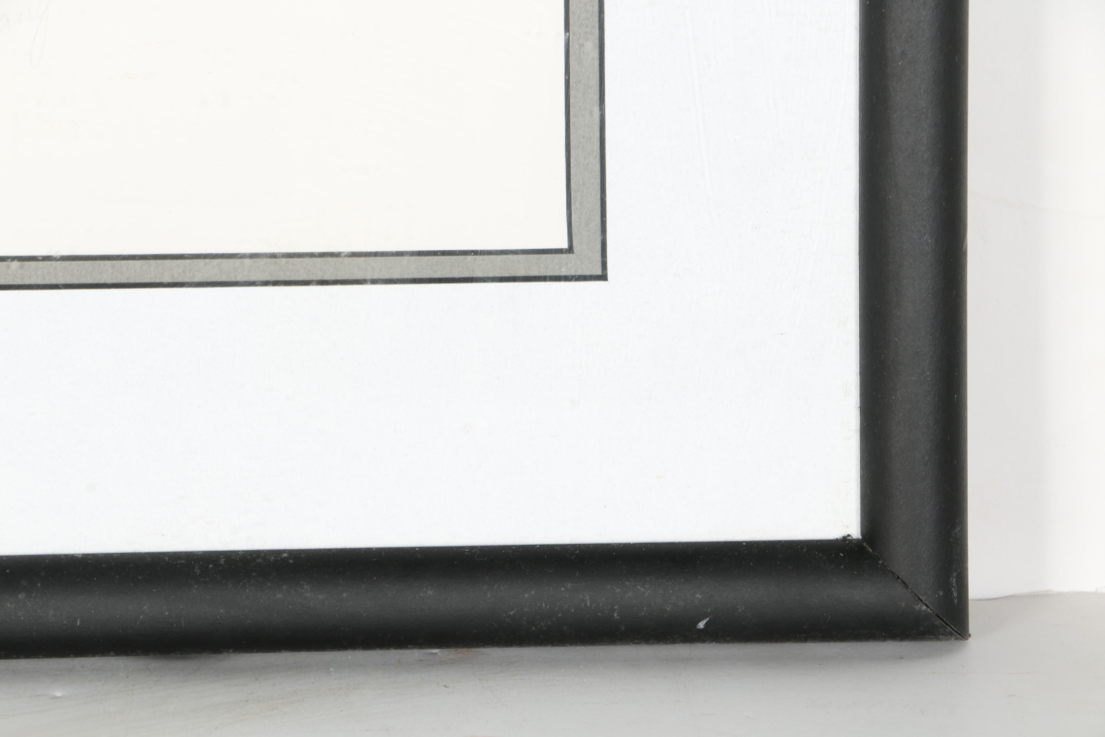 Chinese Offset Lithograph of Horses