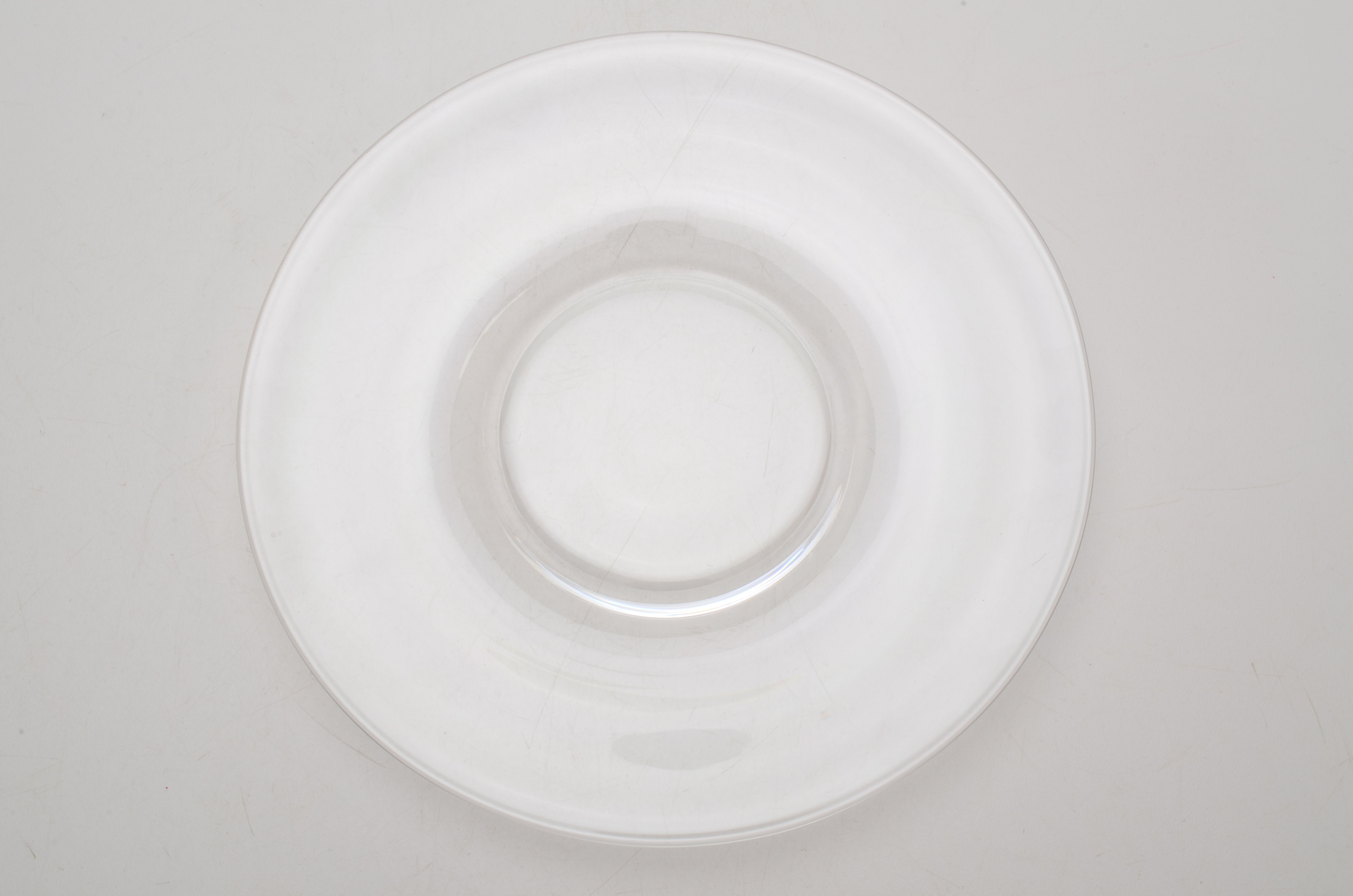 Signed Steuben Clear Glass Dessert Plates