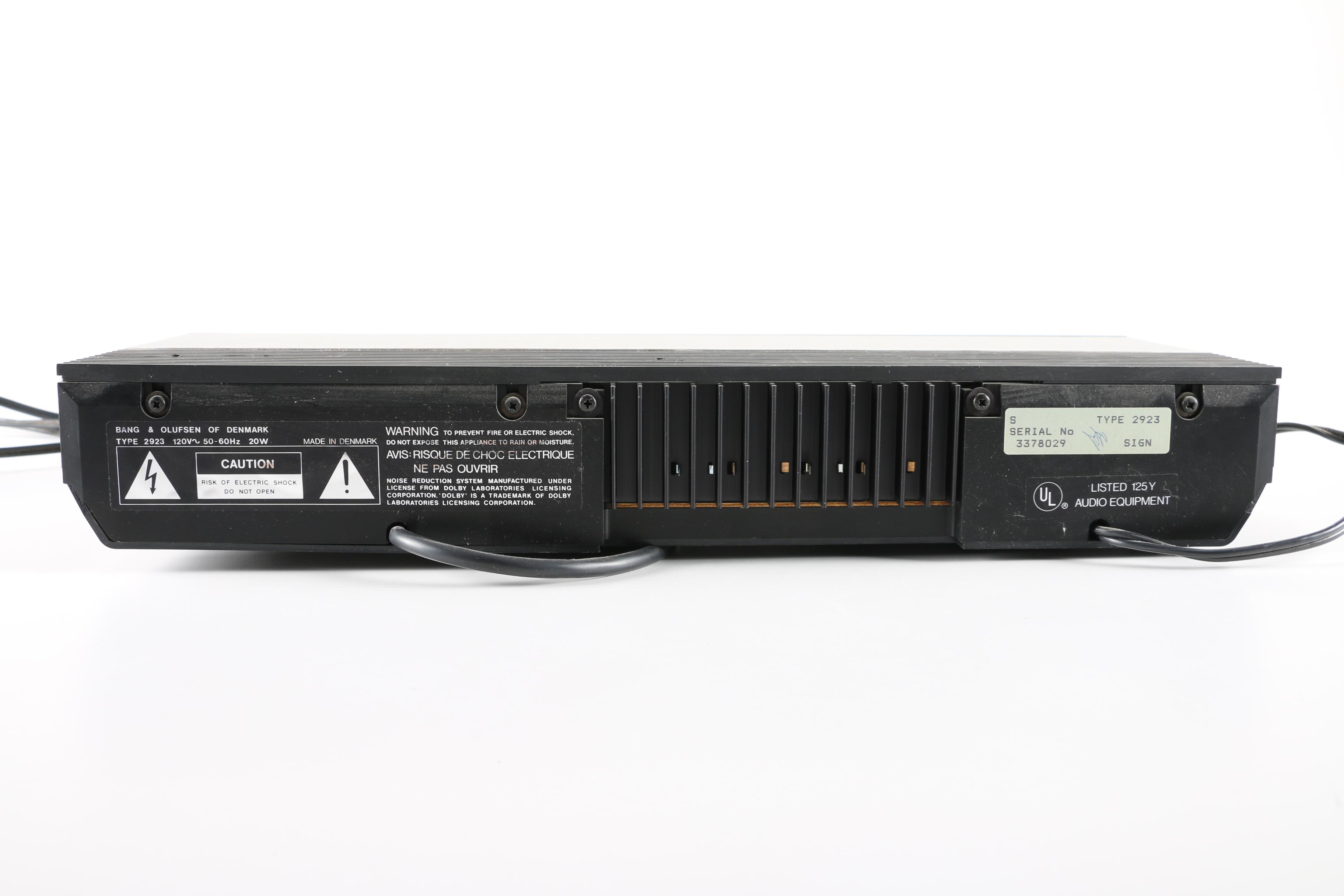 Bang And Olufsen Becord CD Player