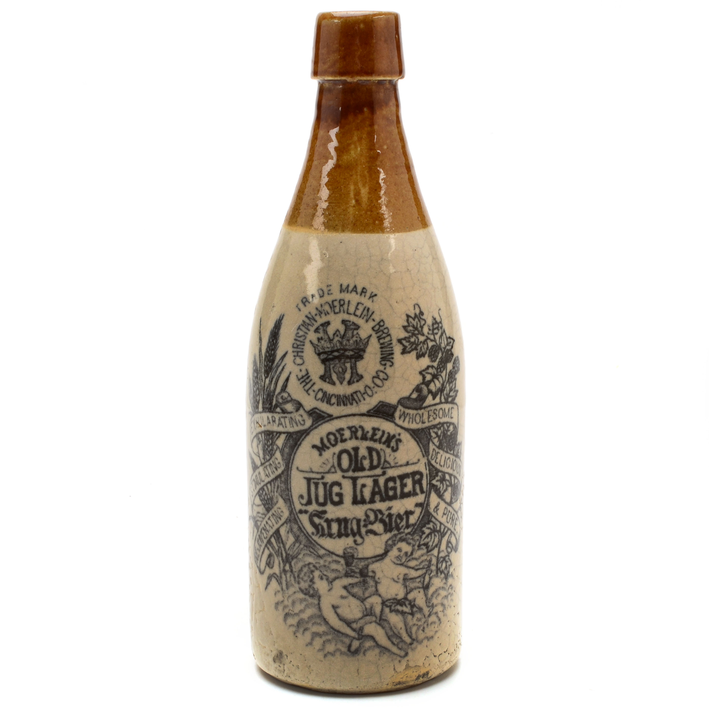 Christian Moerlein "Old Jug Lager Krug-Bier" Bottle