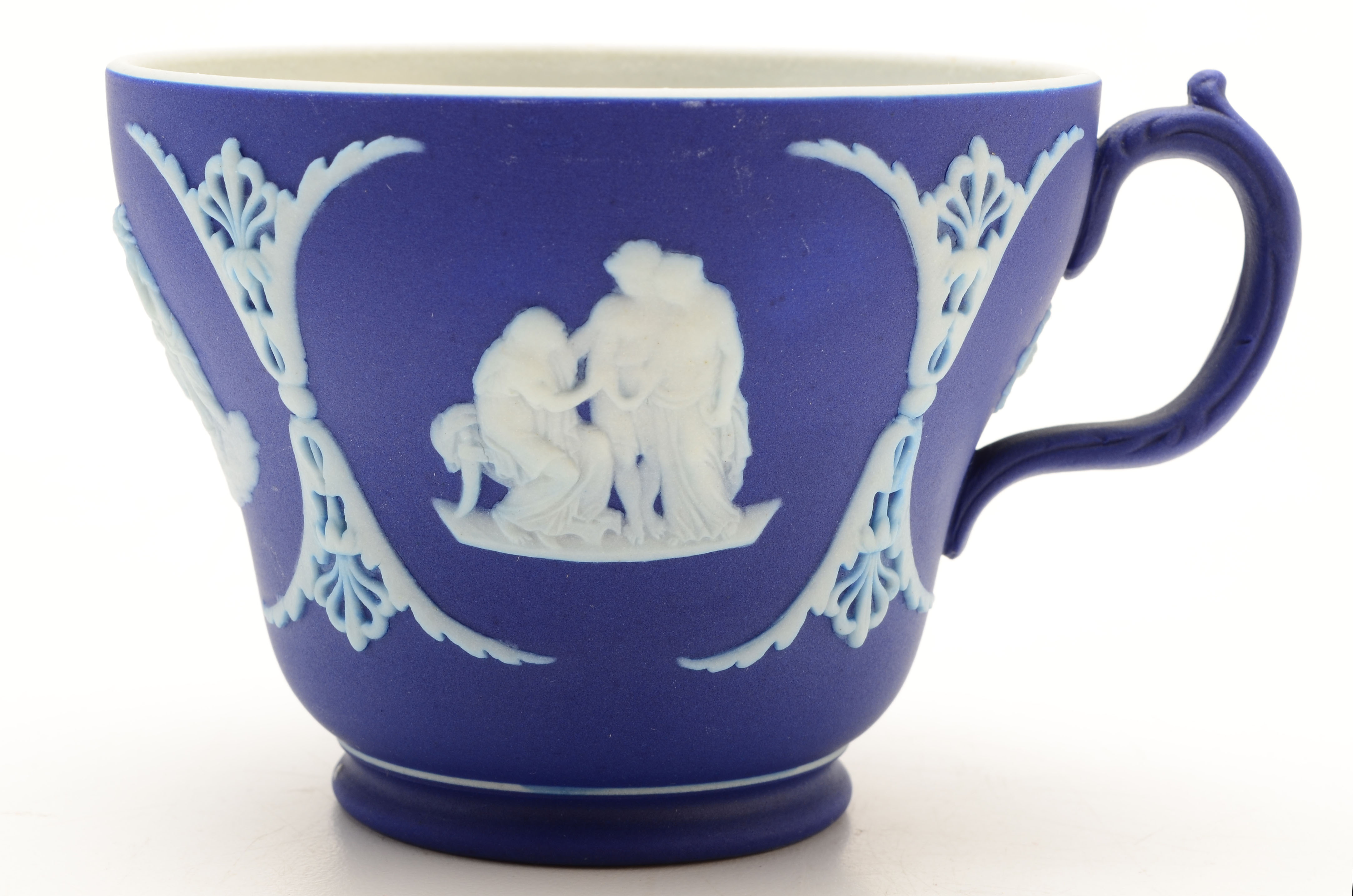 Three Vintage Wedgwood Jasperware Teacups