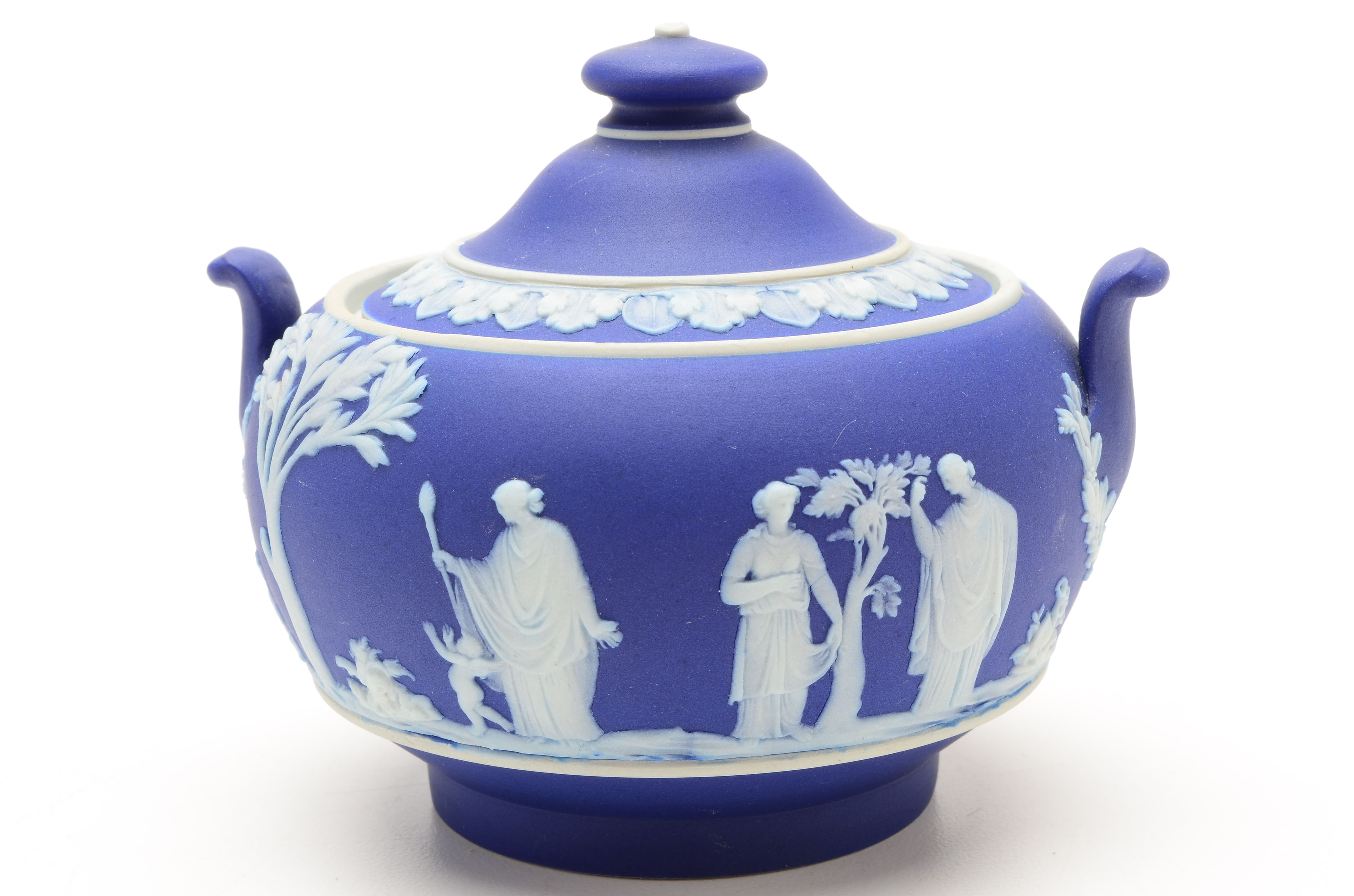 Wedgwood Blue Jasperware Tea Service Assortment