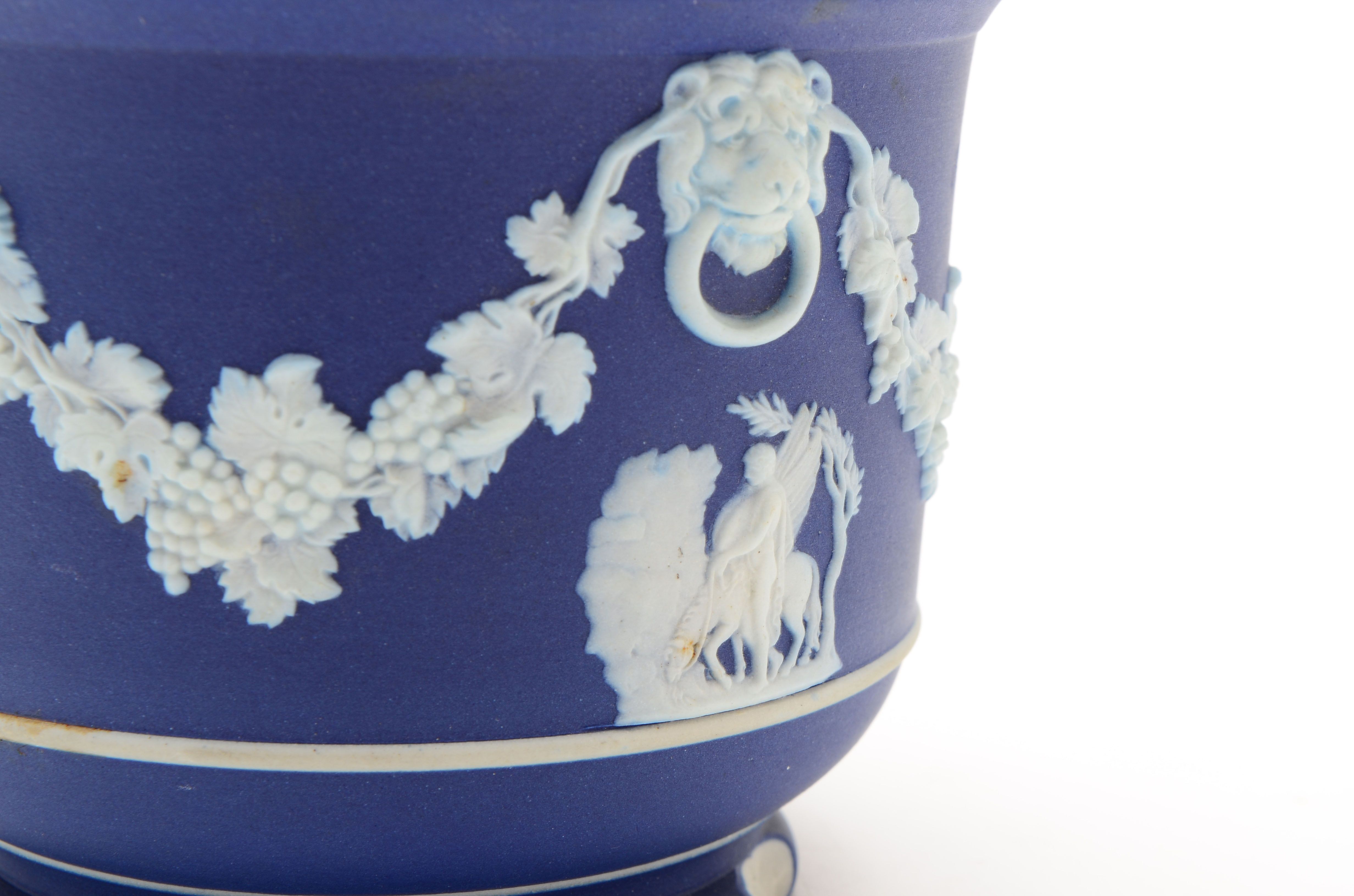 Wedgwood Jasperware Planters and Covered Dish