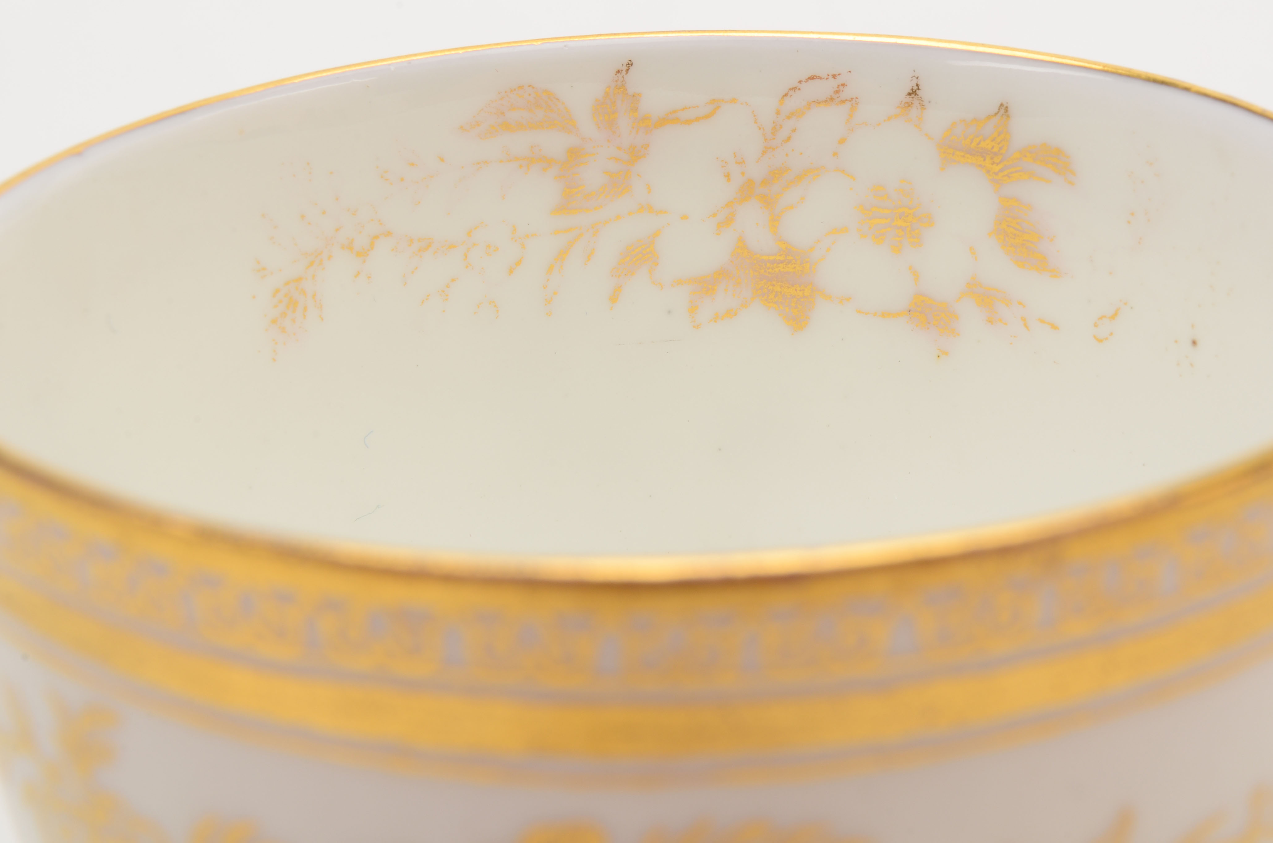 Antique Wedgwood Porcelain Demitasse Cups and Loving Cup