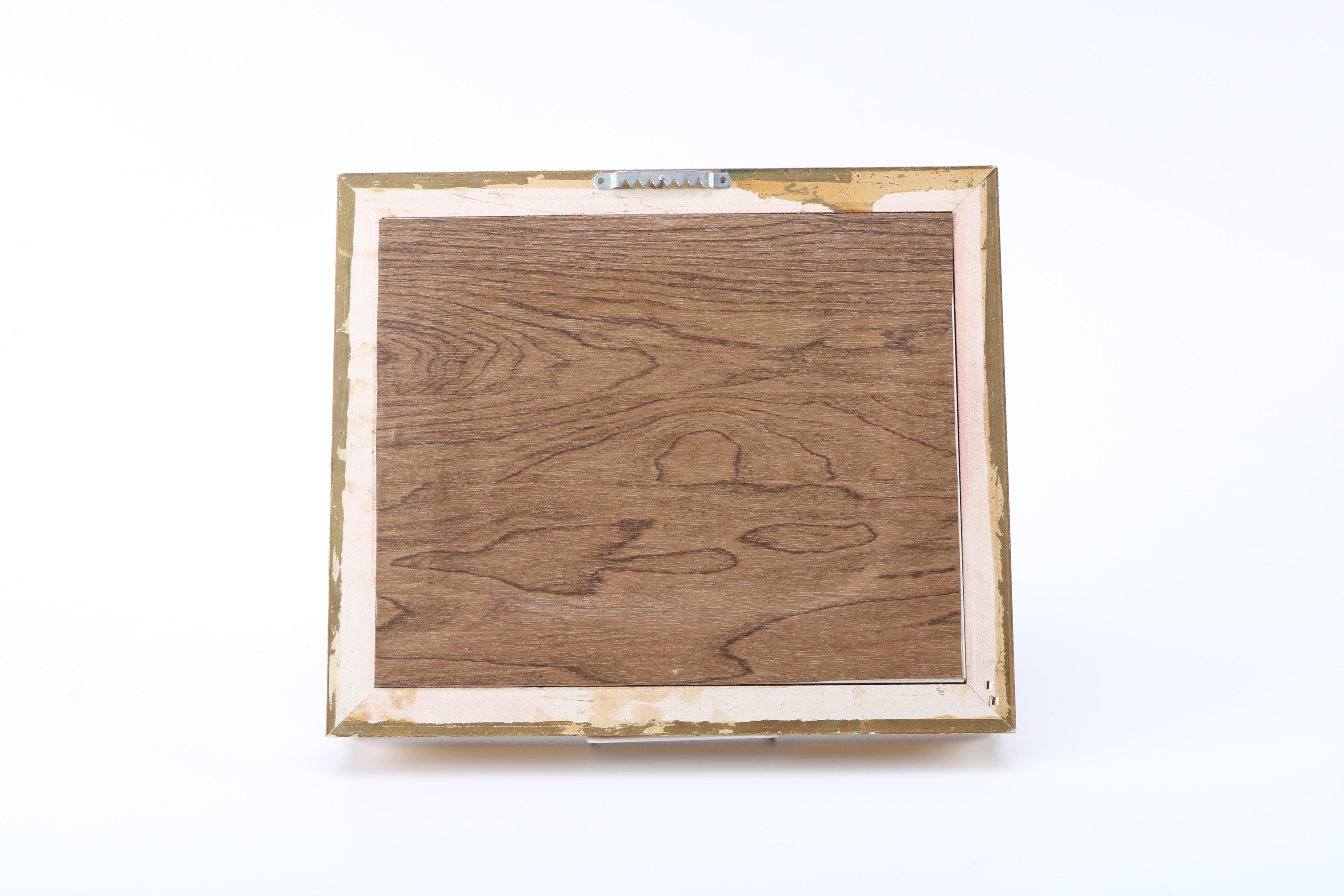 J. Bertrand Enamel on Copper of a Blossoming Tree