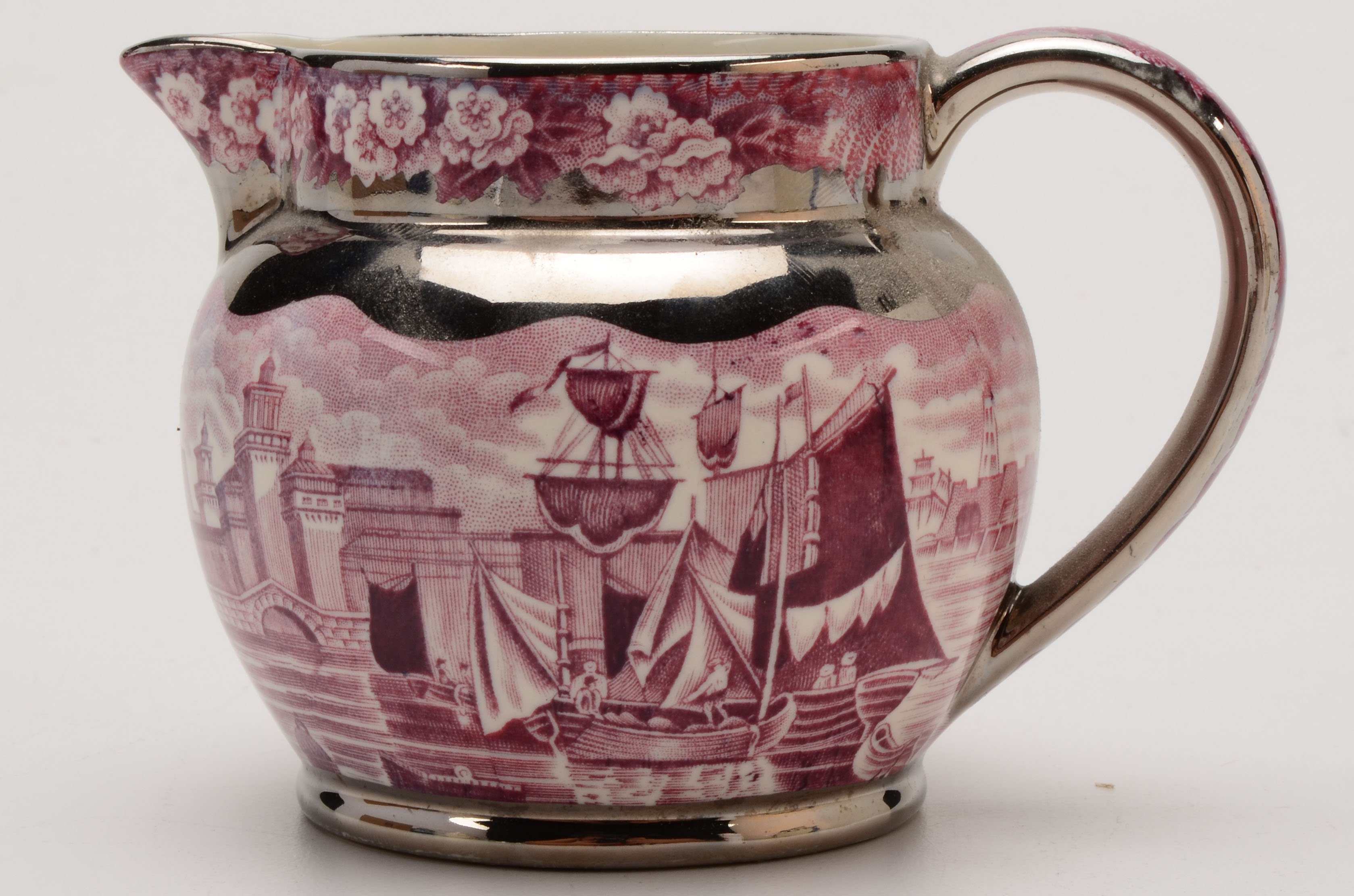 Four Vintage Wedgwood of Etruria & Barlaston Luster Trim Jugs