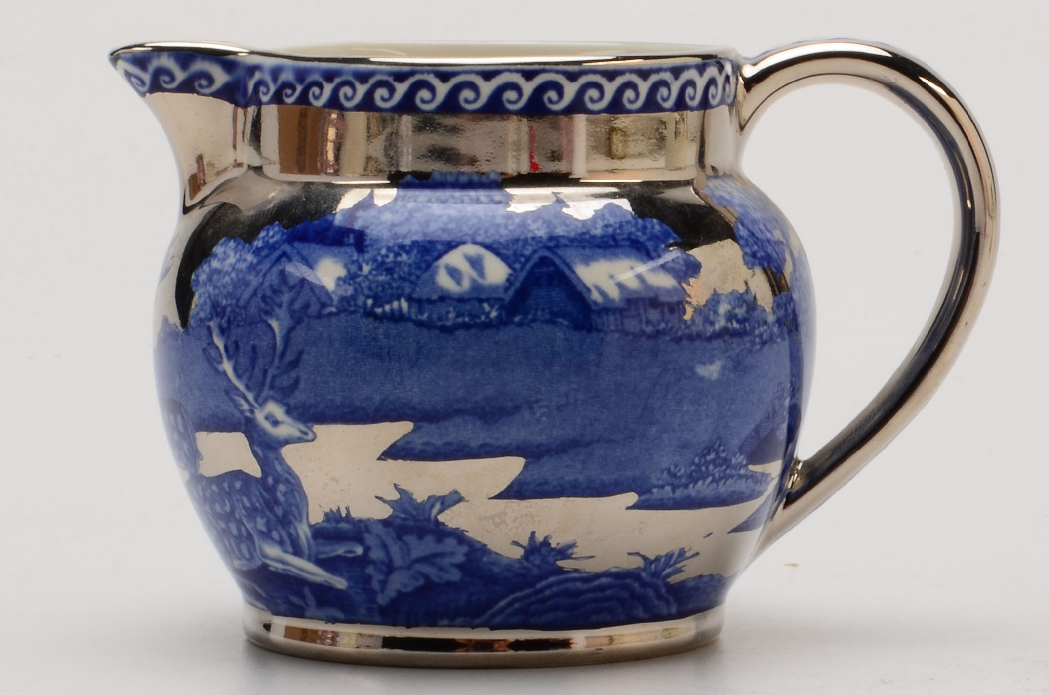 Four Vintage Wedgwood of Etruria & Barlaston Luster Trim Jugs