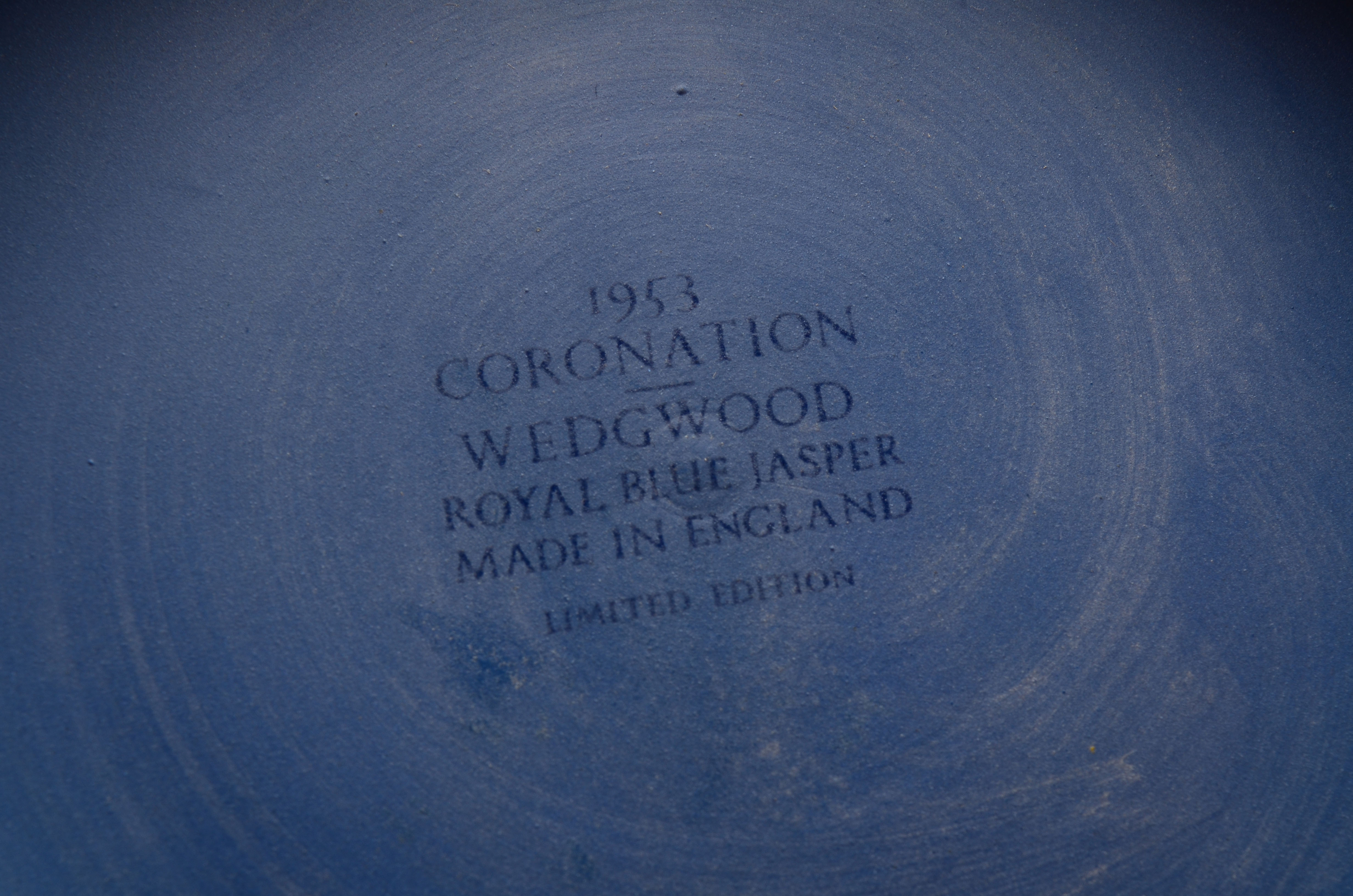 Vintage Wedgwood Jasperware Queen Elizabeth Coronation Box