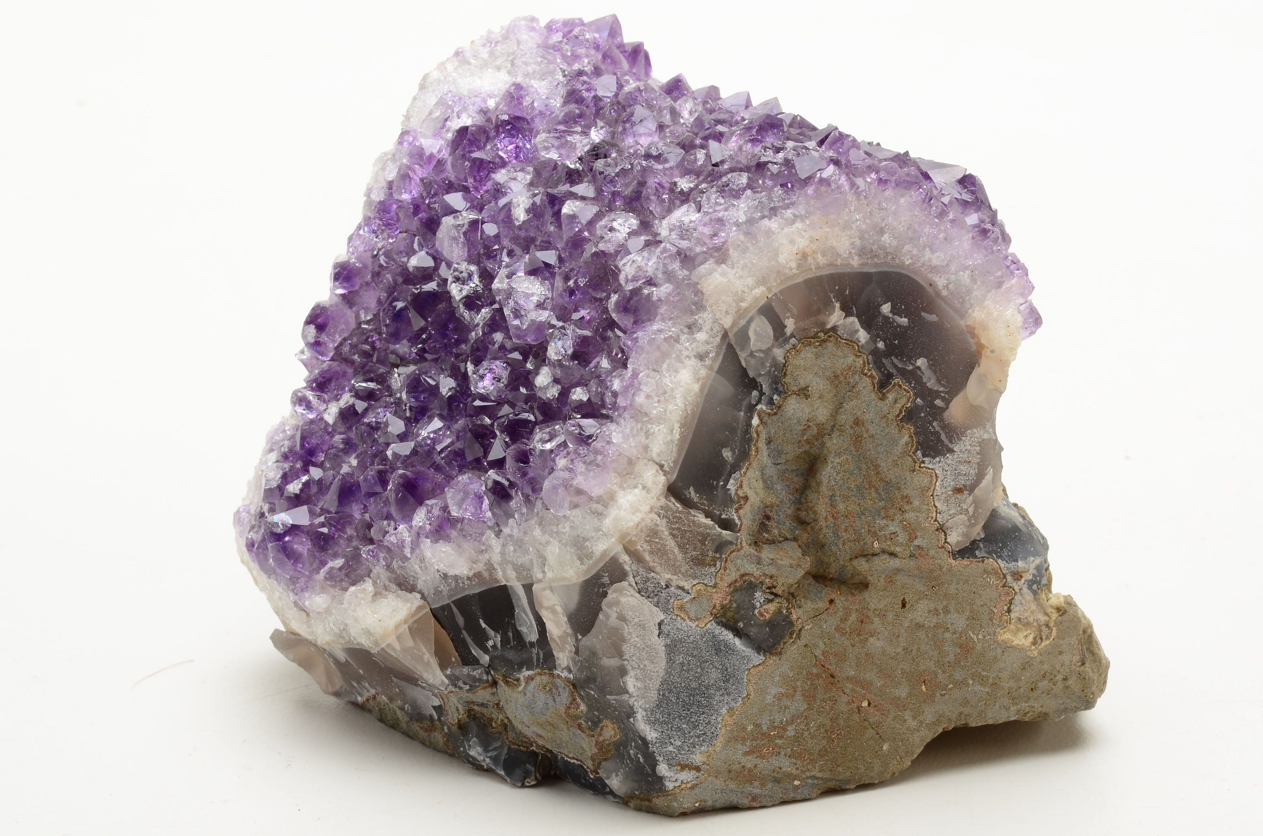 Amethyst and Citrine Crystal Masses