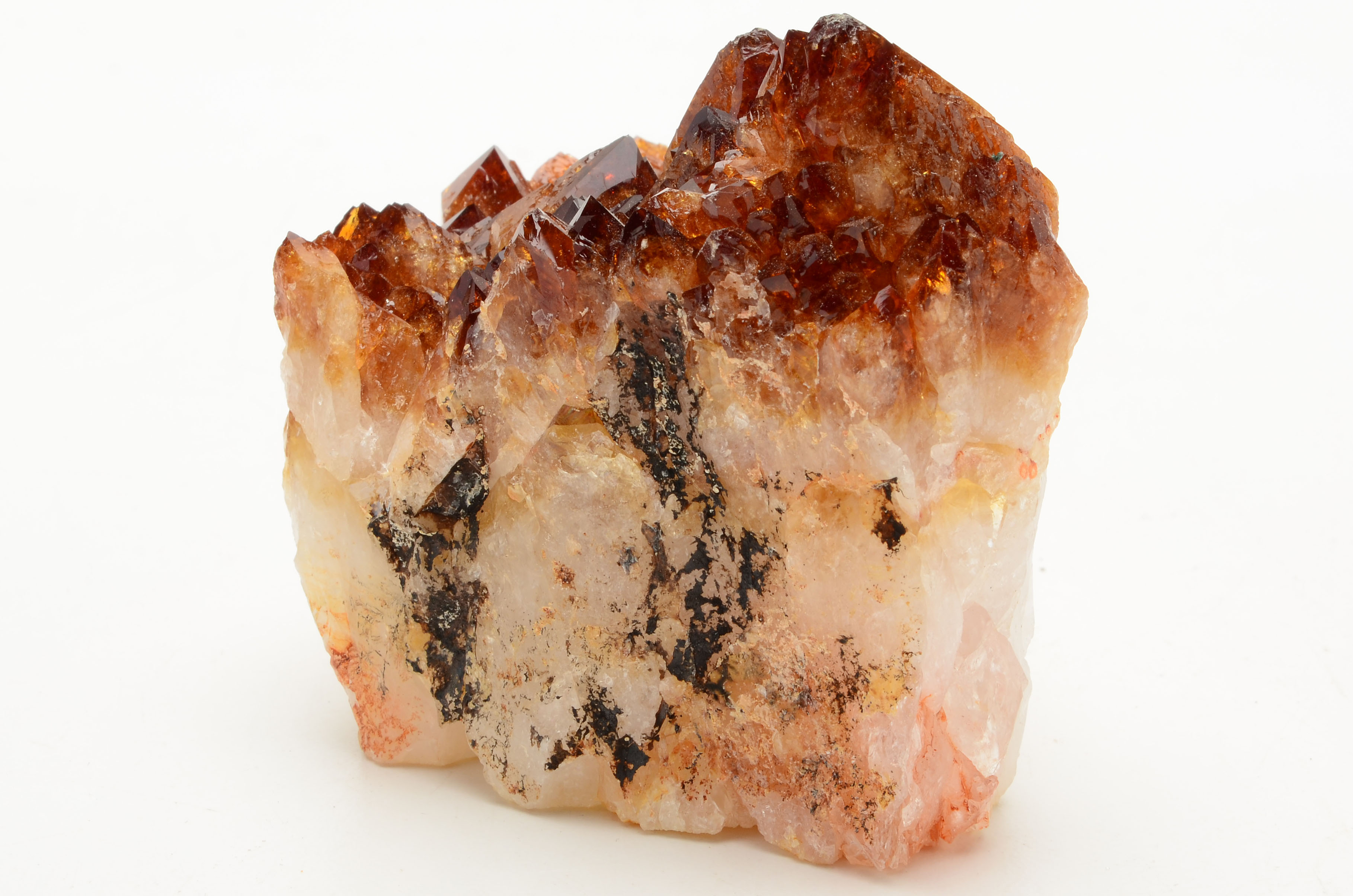 Amethyst and Citrine Crystal Masses