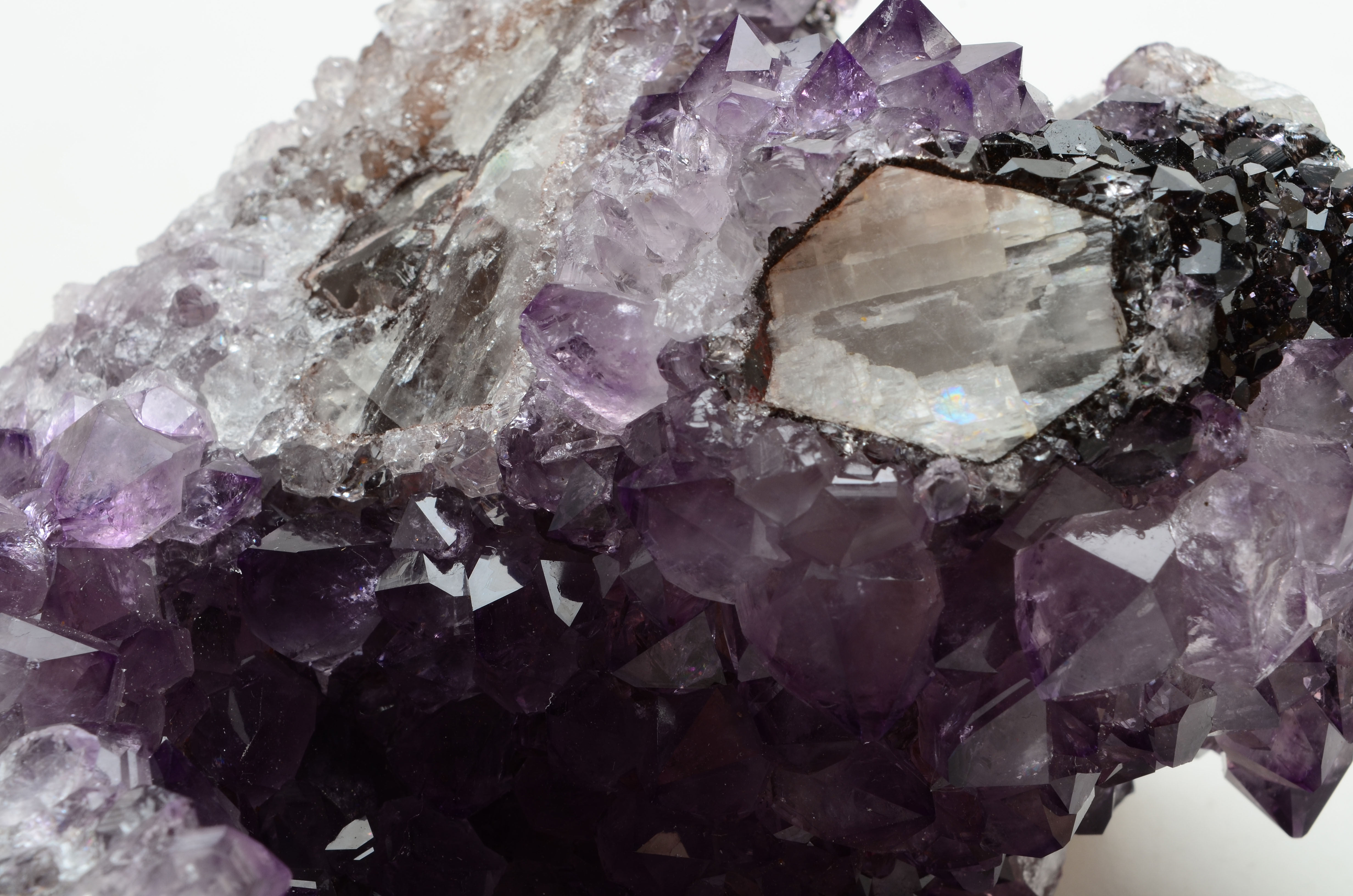 Amethyst and Citrine Crystal Masses