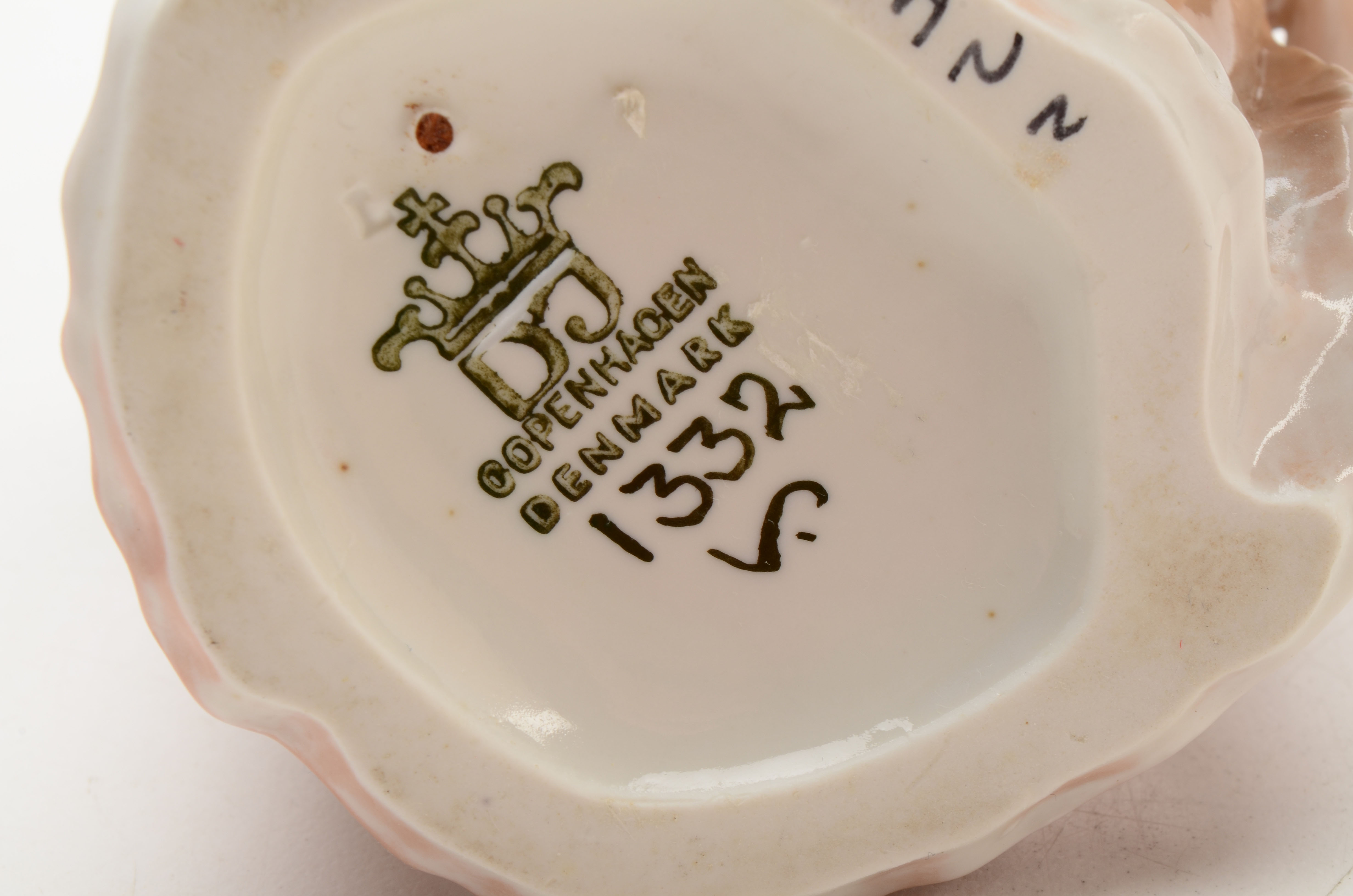 Signed Dahl Jensen Copenhagen Denmark Girl Drawing Figurine