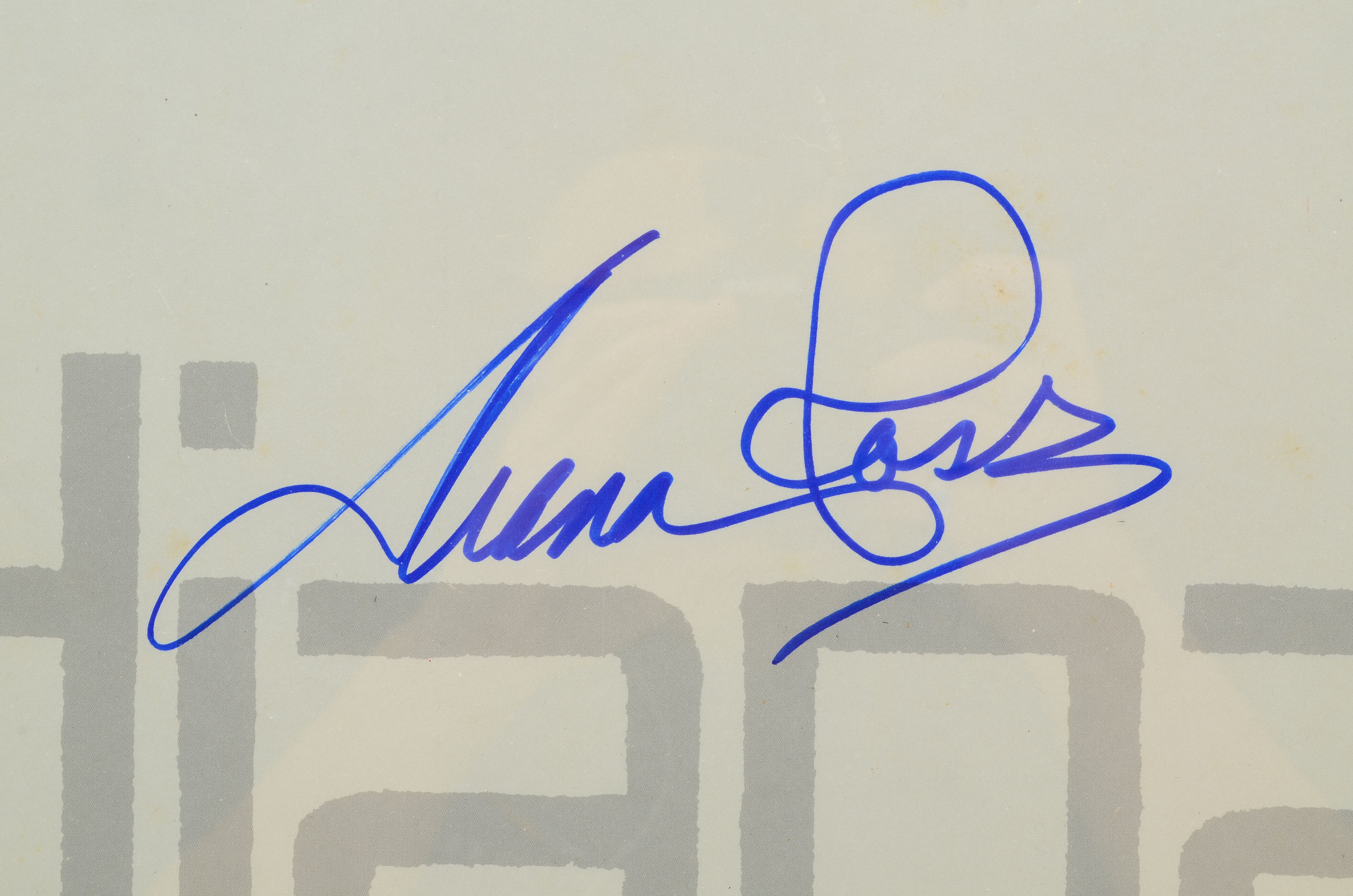 Diana Ross Signed Album Sleeve  COA