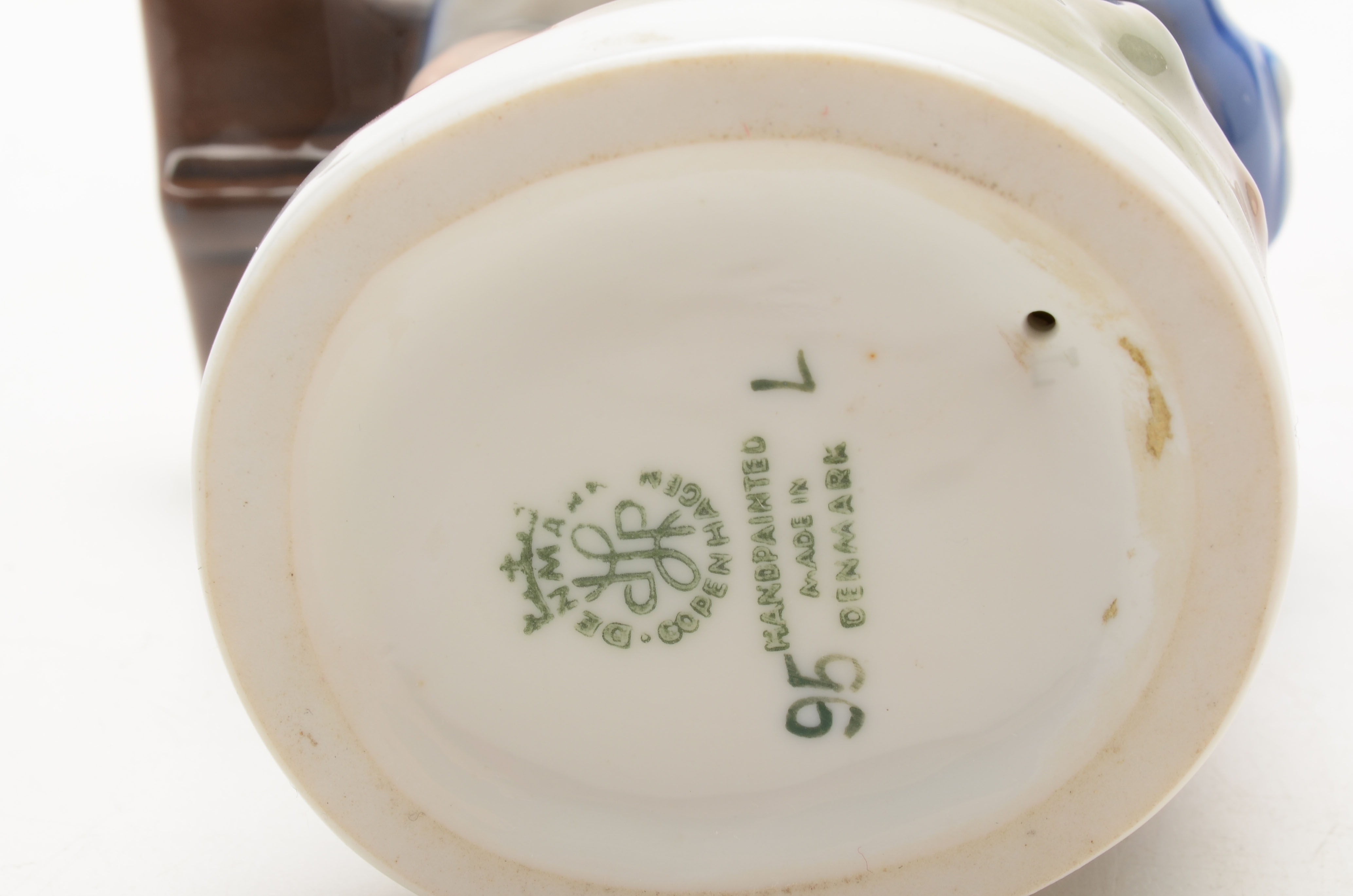 Copenhagen Denmark Girl Reading Porcelain Figurine