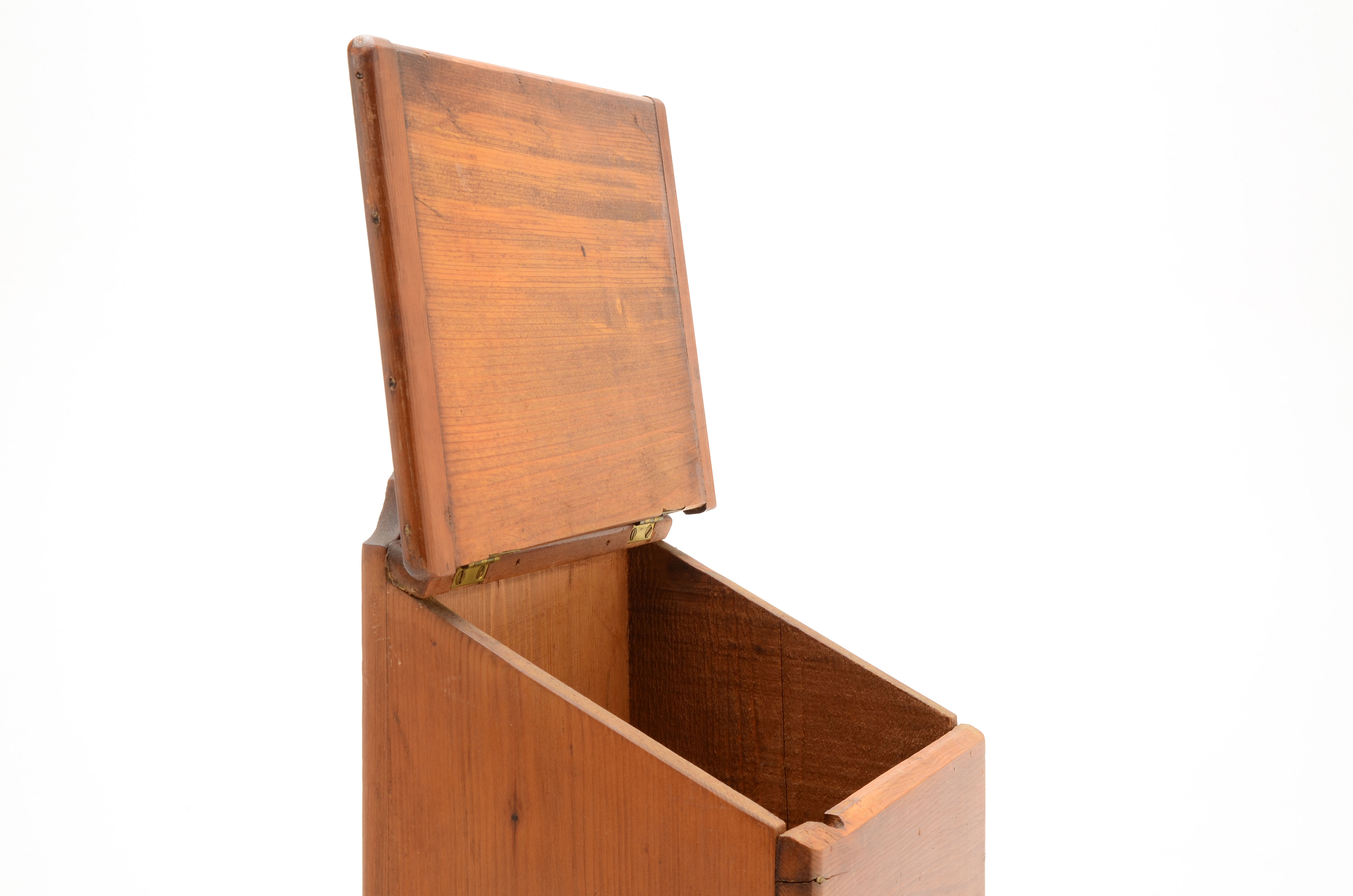 Folk Art Style Primitive Wooden Salt Box