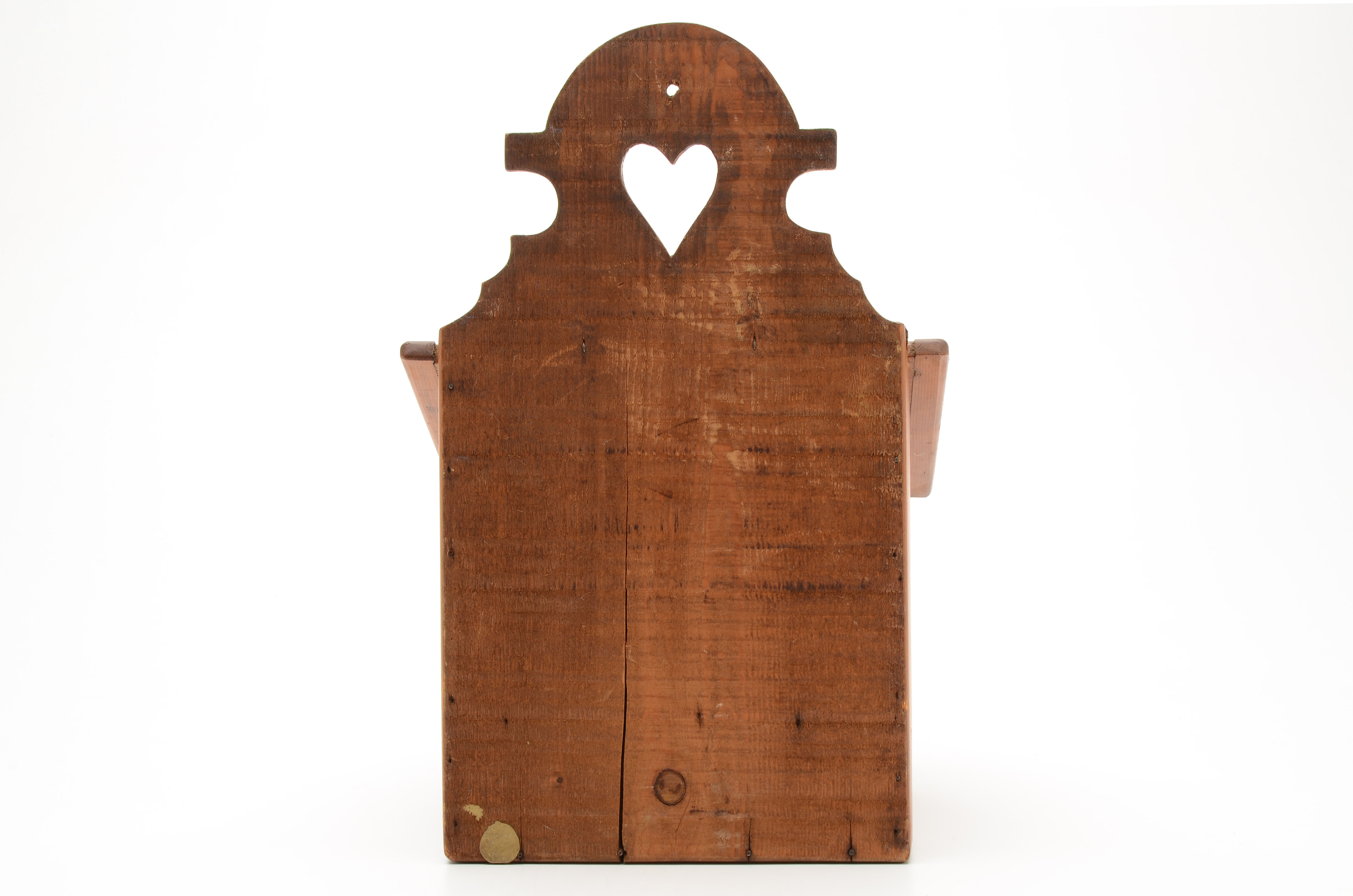 Folk Art Style Primitive Wooden Salt Box