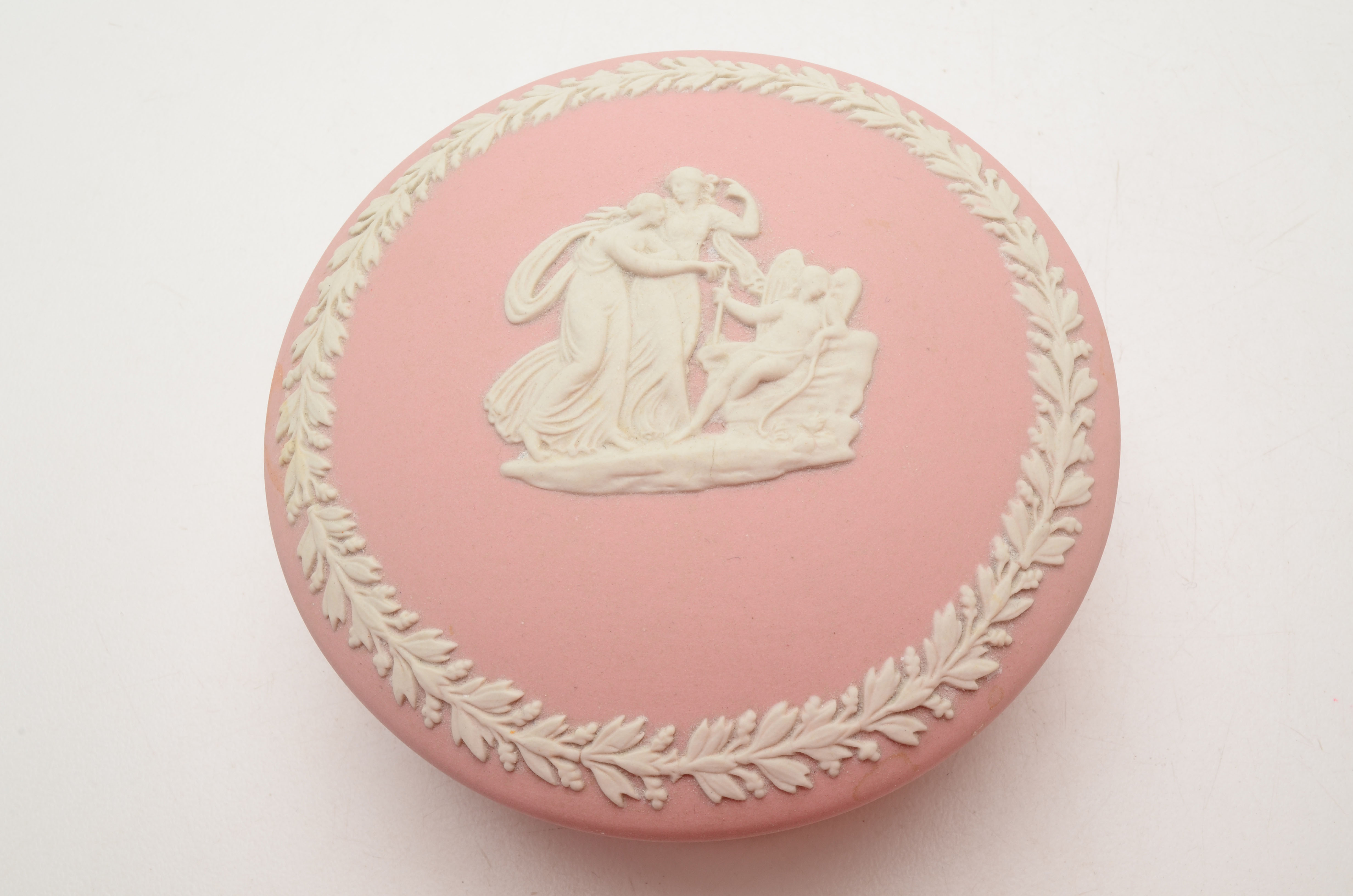 Three Vintage Wedgwood Jasperware Trinket Boxes