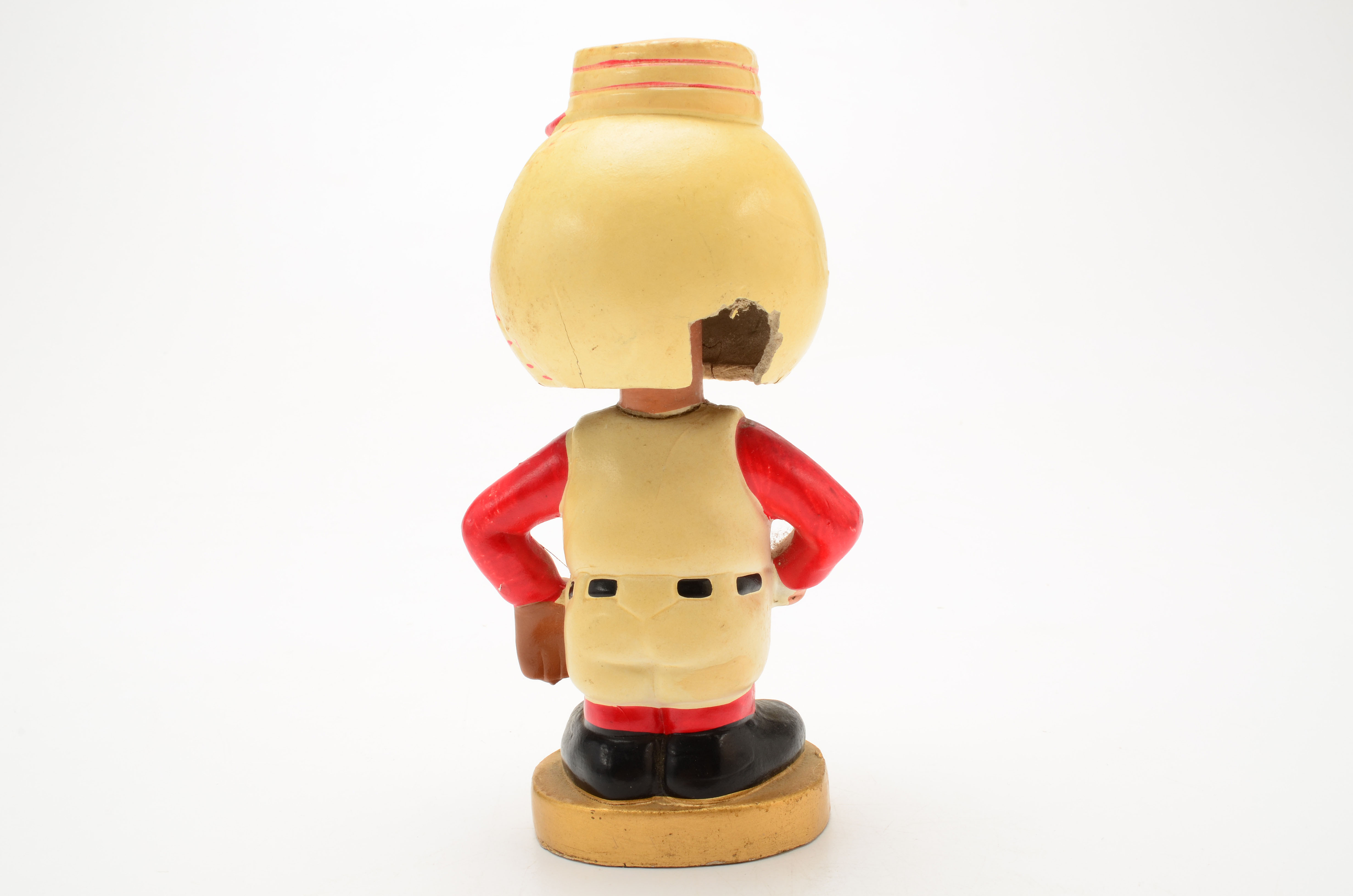 1960s Cincinnati Reds "Mr. Red" Mascot Bobble Head Doll