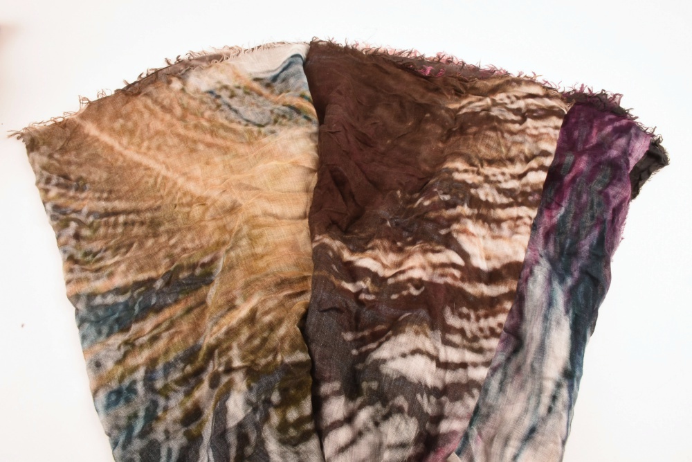 Five Designer Suzi Roher Italian Made Scarves